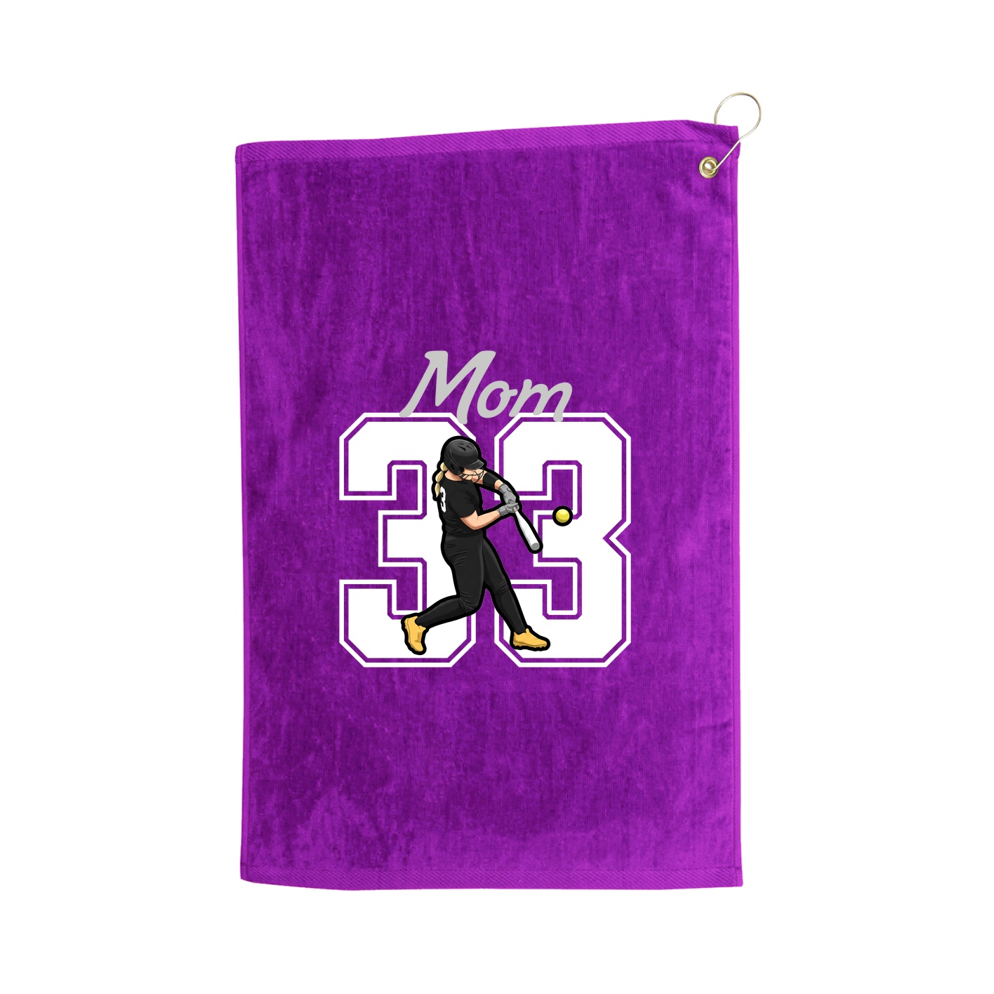 Golf Towel — Mothers Day Shirsey in Purple