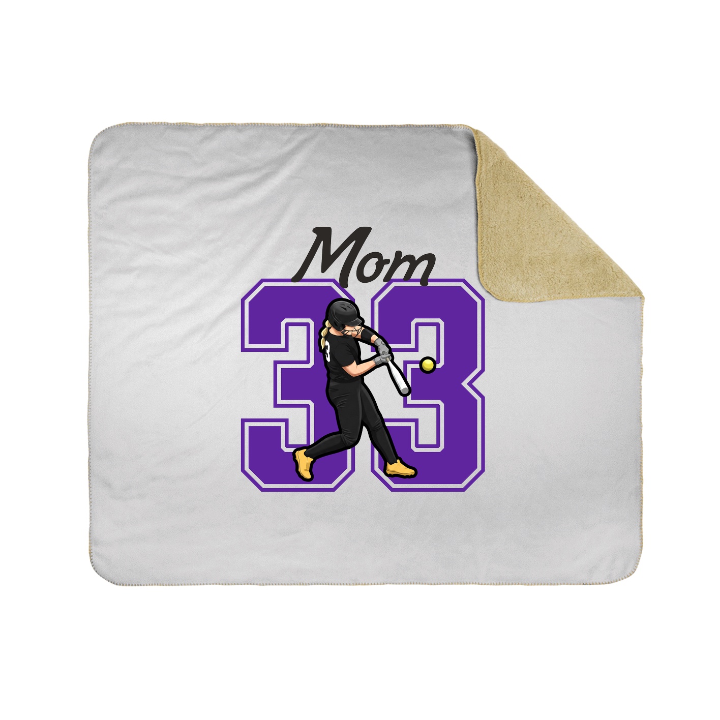 Throw Blanket — Mothers Day Shirsey in White