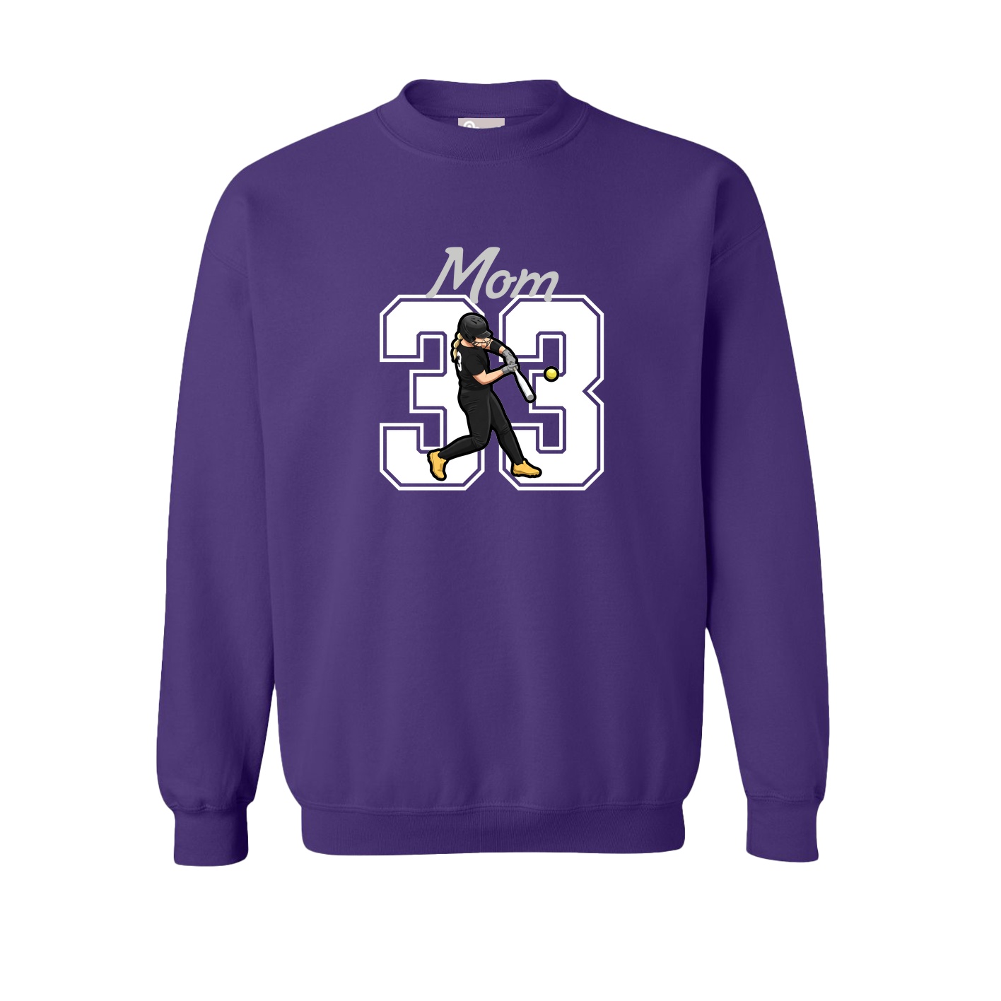 Fleece Crew — Mothers Day Shirsey in Purple
