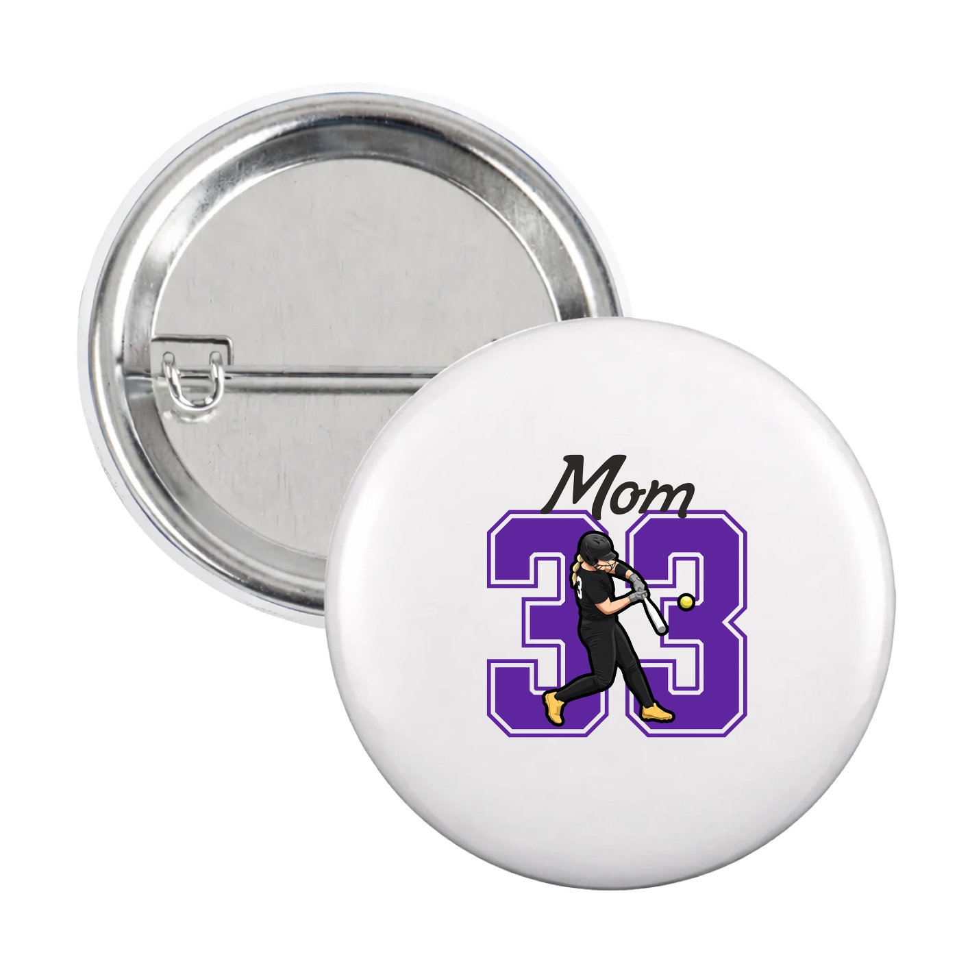 Game Day Button — Mothers Day Shirsey in White
