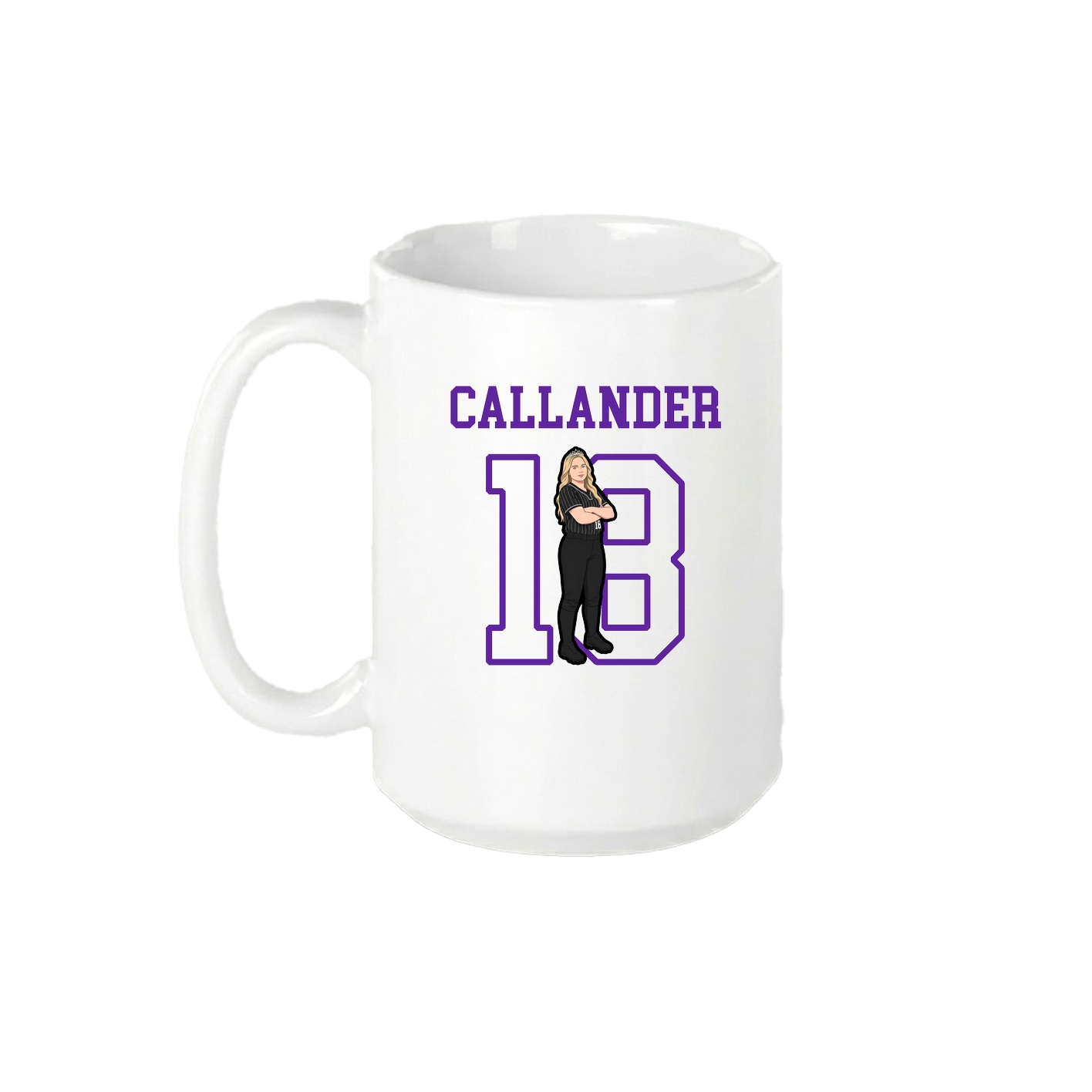 15oz Coffee Mug — Shirsey in White