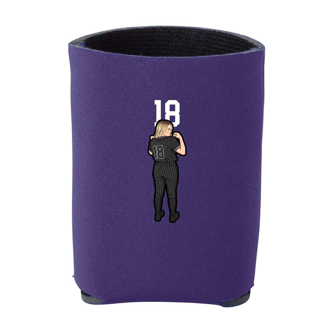 Can Holder — Number Top in Purple