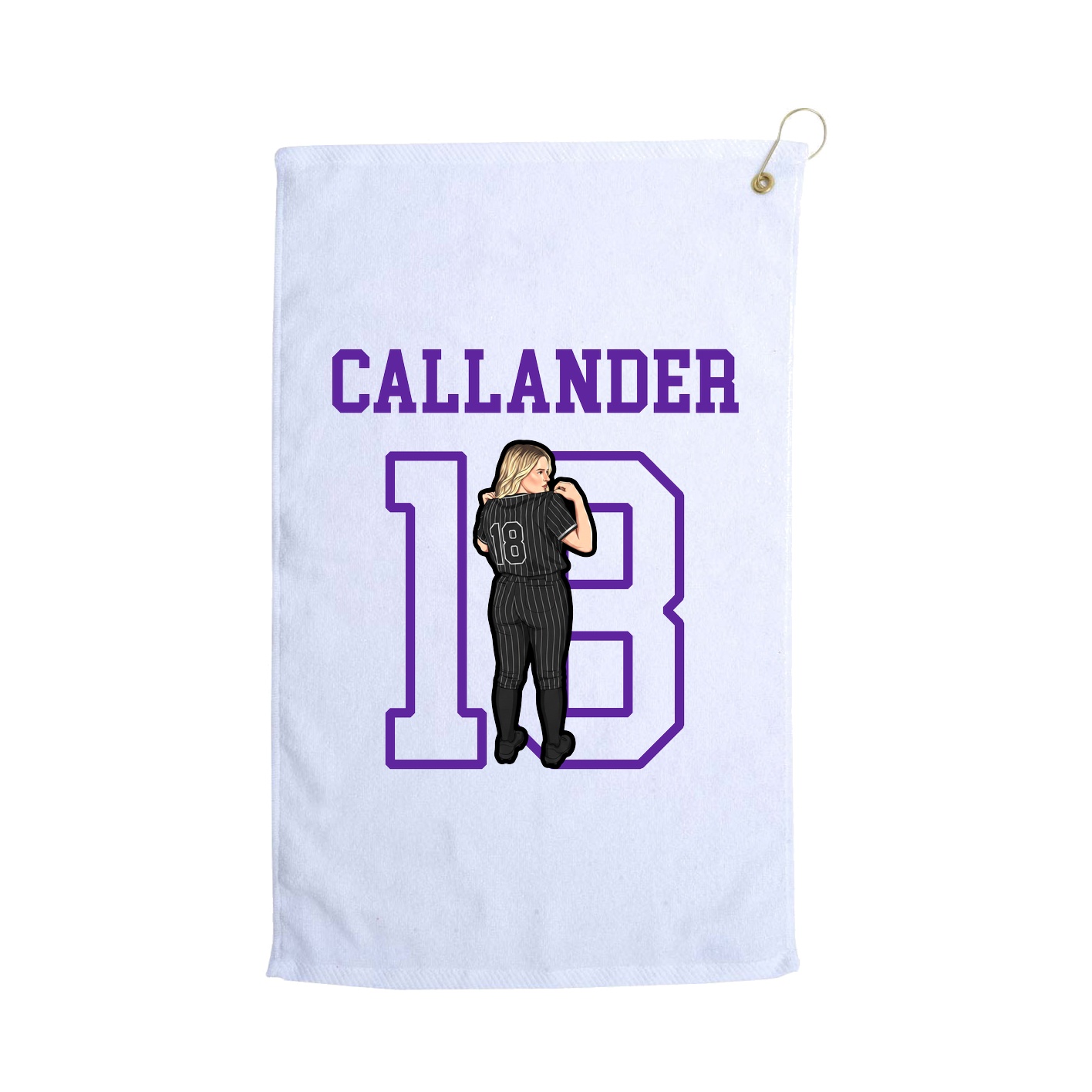Golf Towel — Shirsey in White