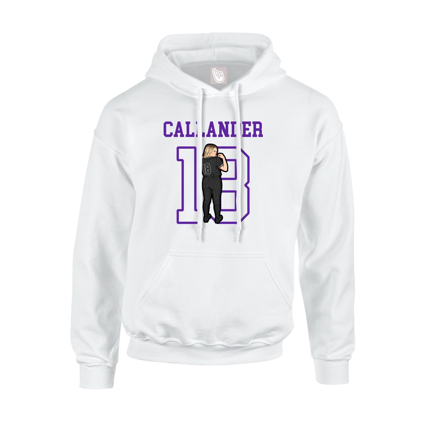 Youth Hoodie — Shirsey in White