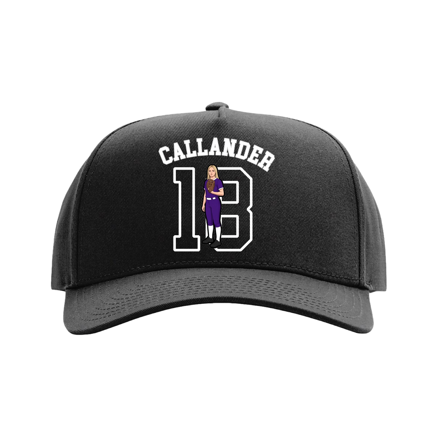 Full Fabric Five-Panel Champ Cap