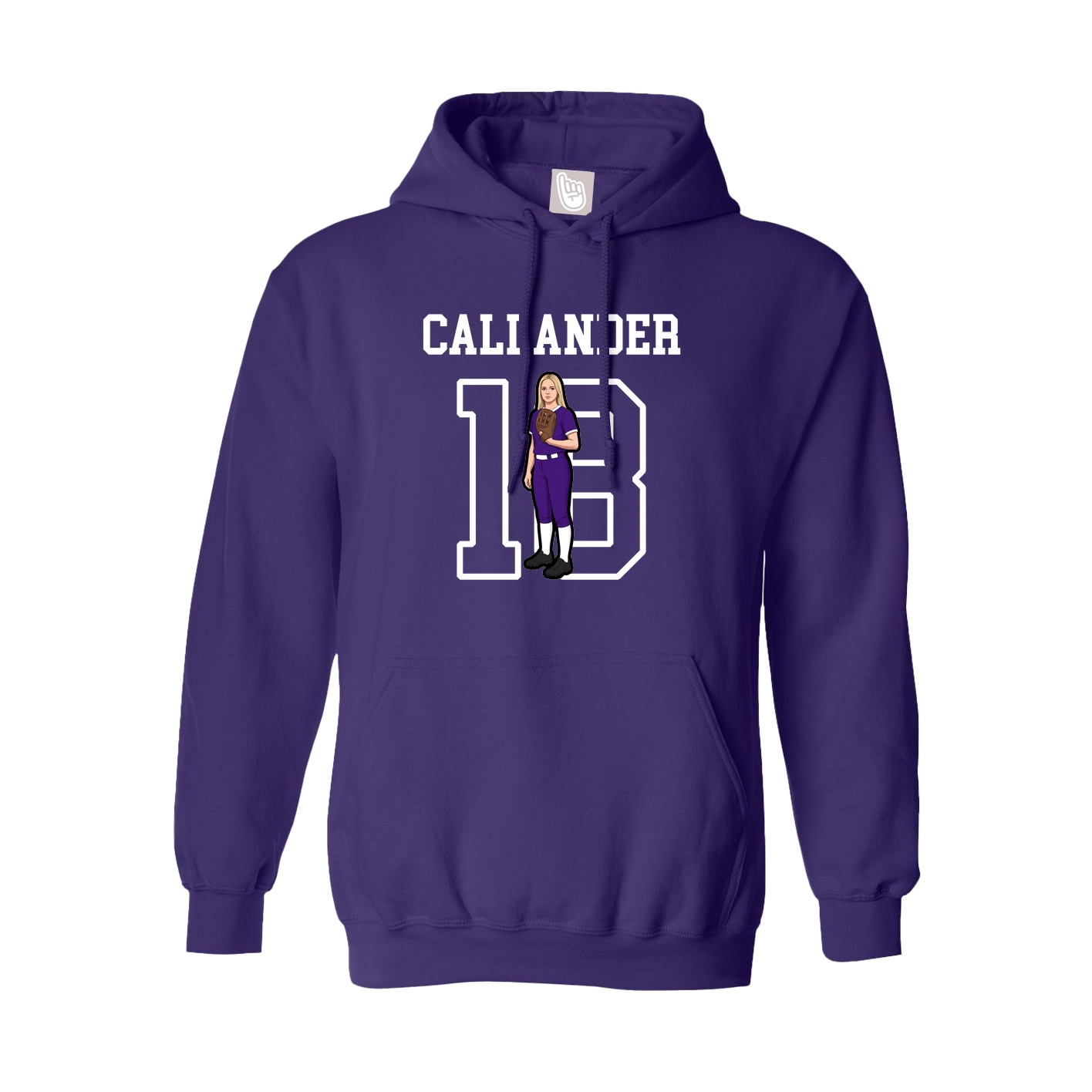 Hoodie — Shirsey in Purple