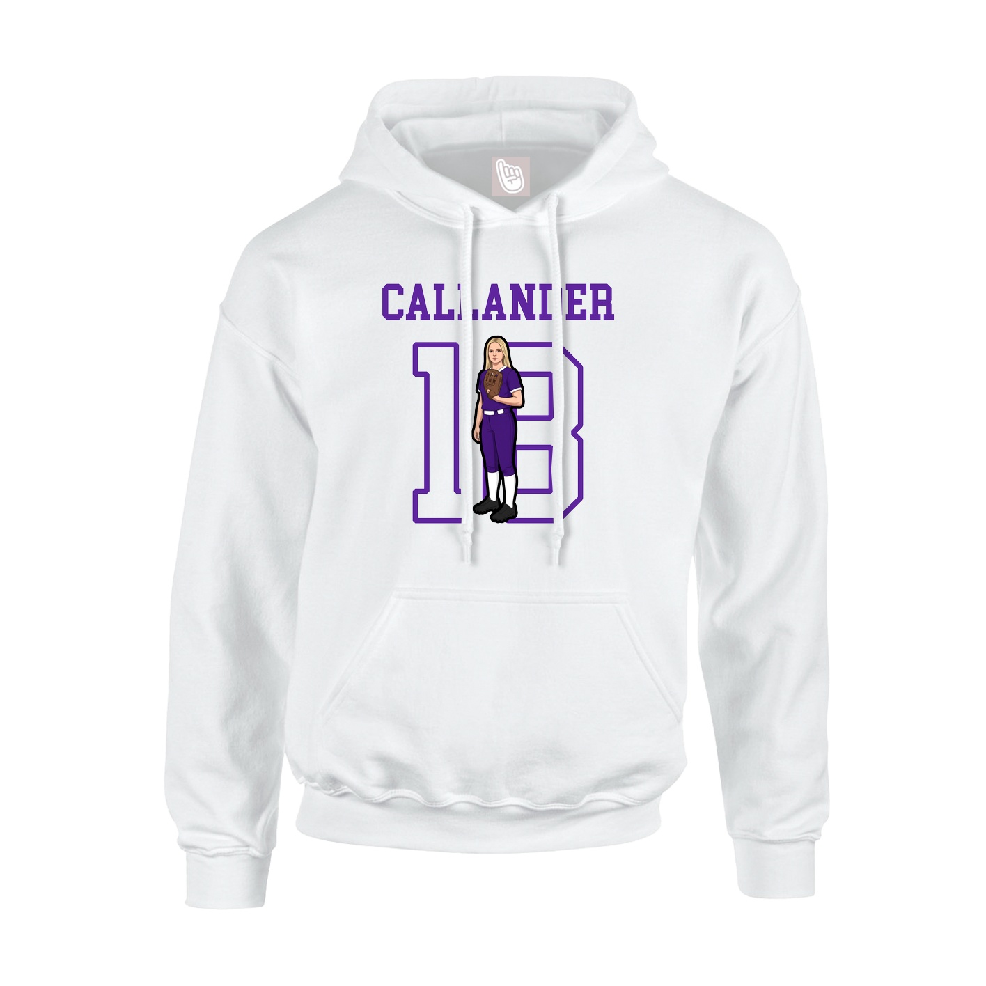 Youth Hoodie — Shirsey in White