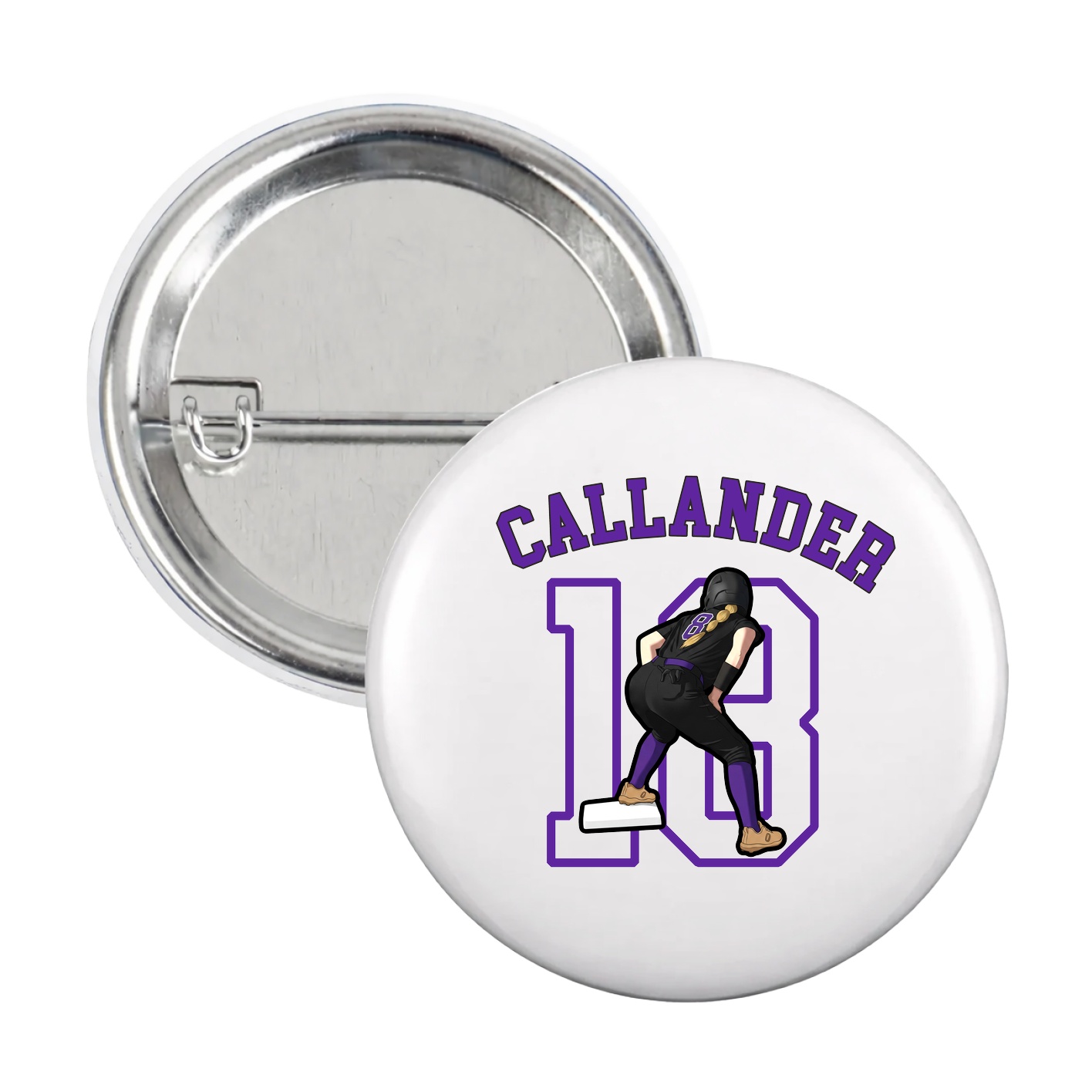 Game Day Button — Shirsey Arch in White