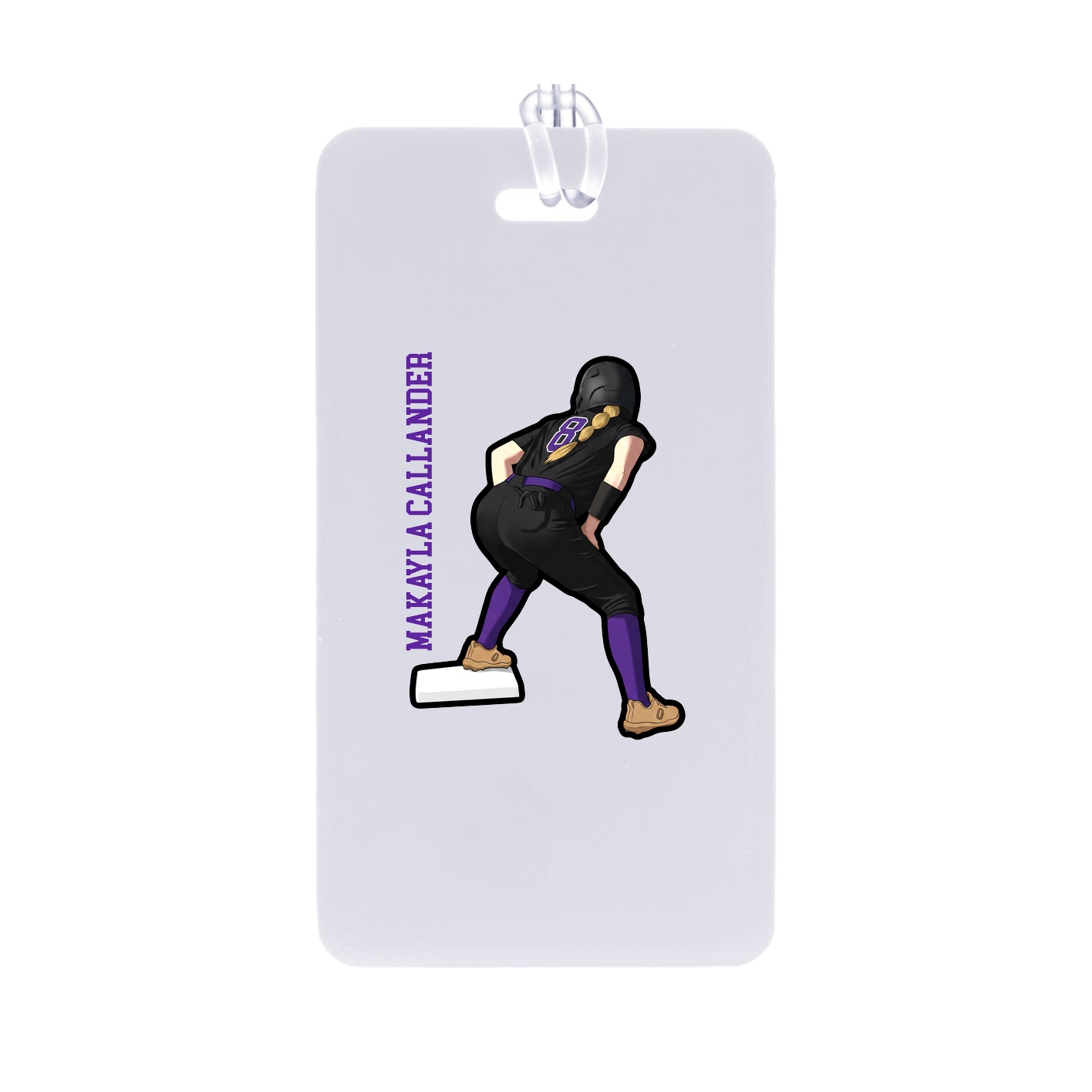 Bag Tag — Name Vertical in Classic