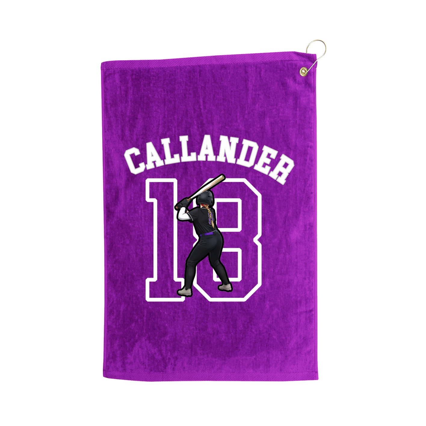 Golf Towel — Shirsey Arch in Purple