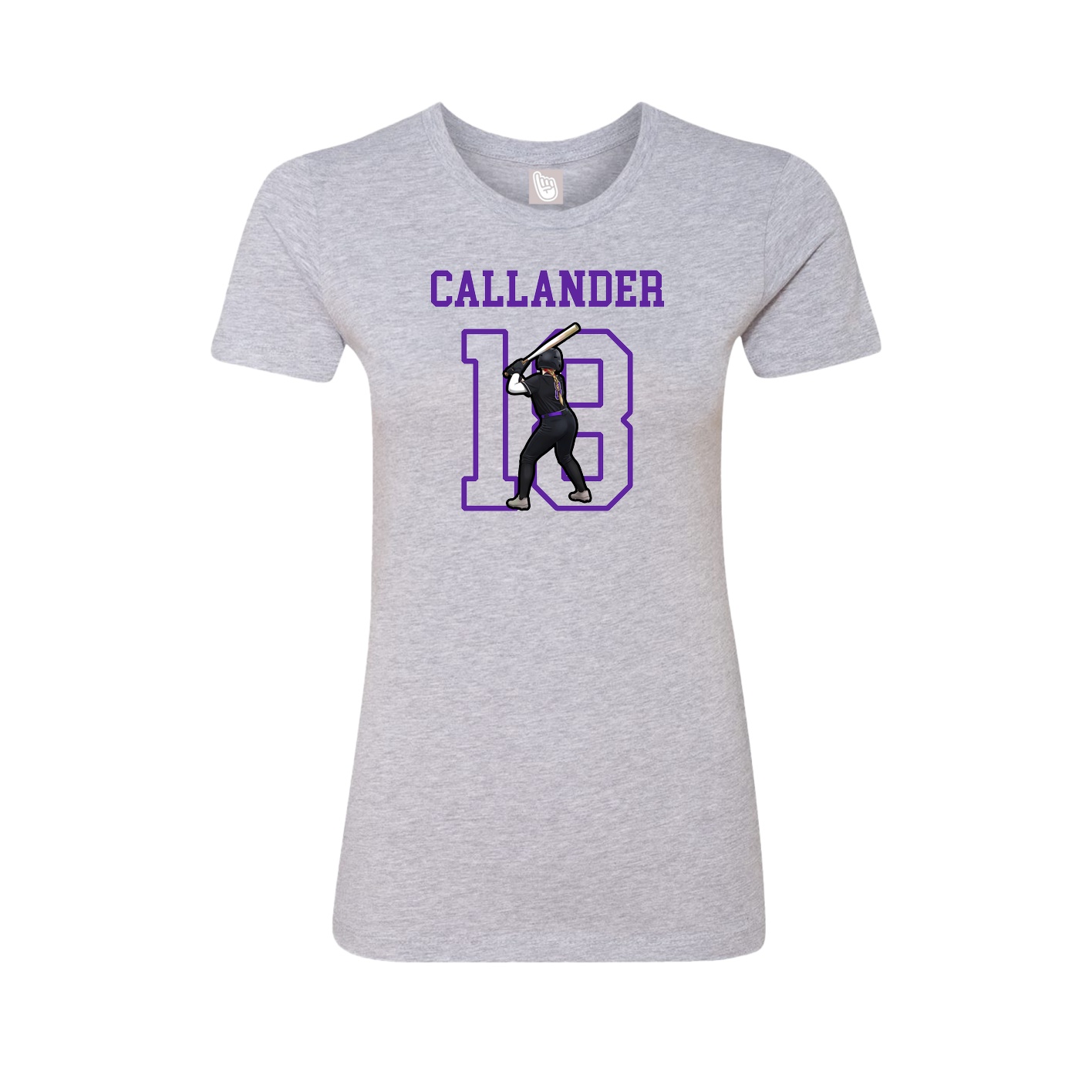 Fitted Women's Tee — Shirsey in Grey