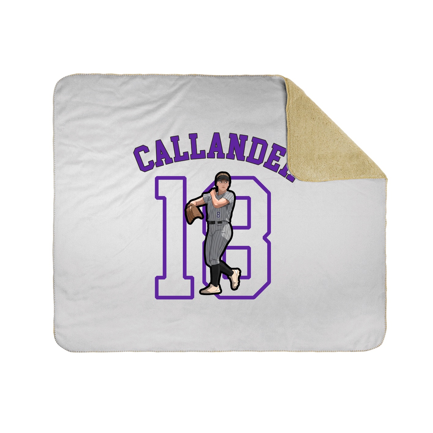 Throw Blanket — Shirsey Arch in White