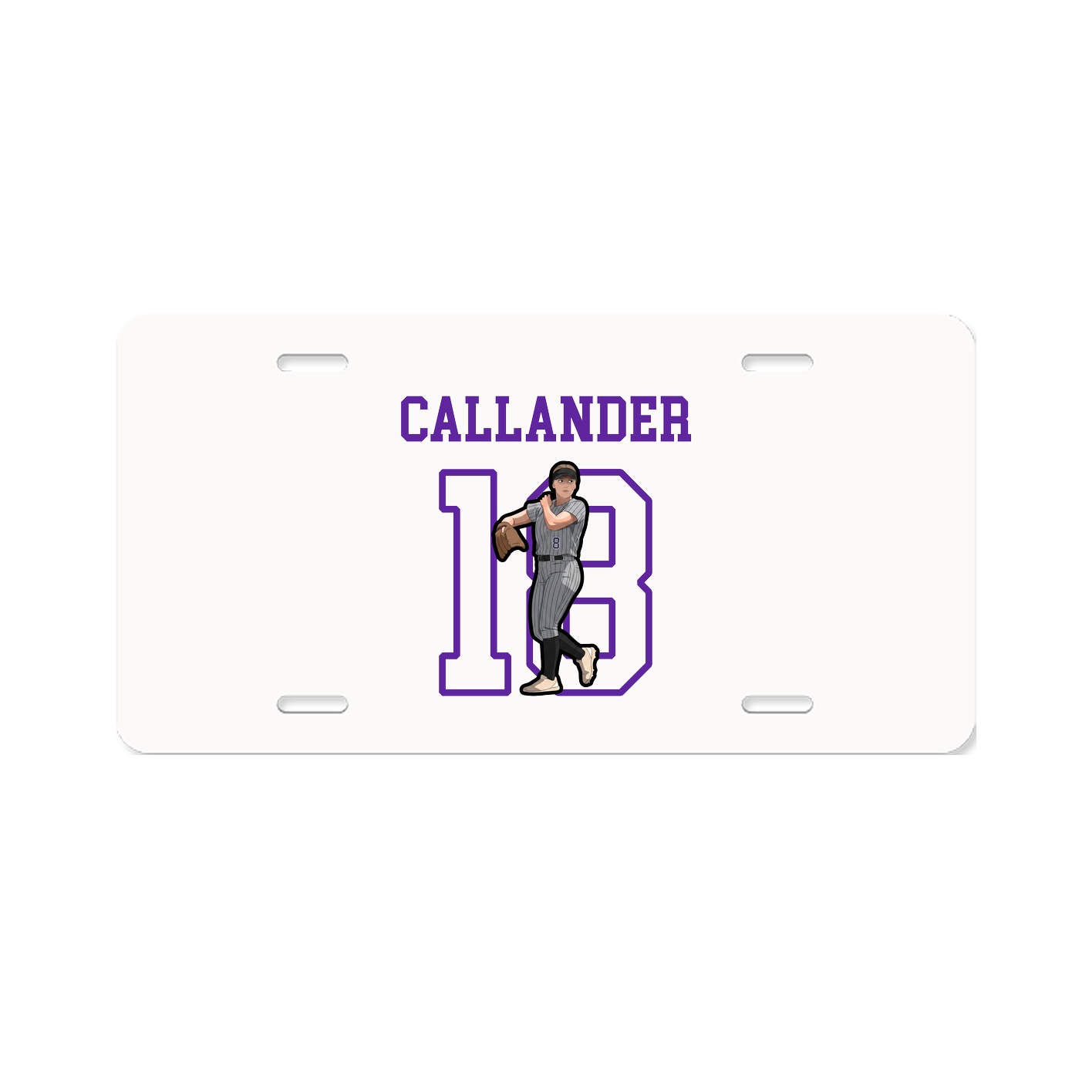 Aluminum License Plate