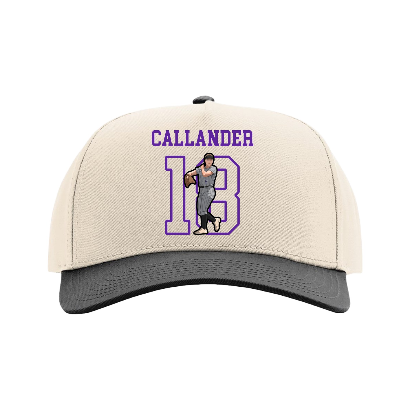 Full Fabric Five-Panel Champ Cap