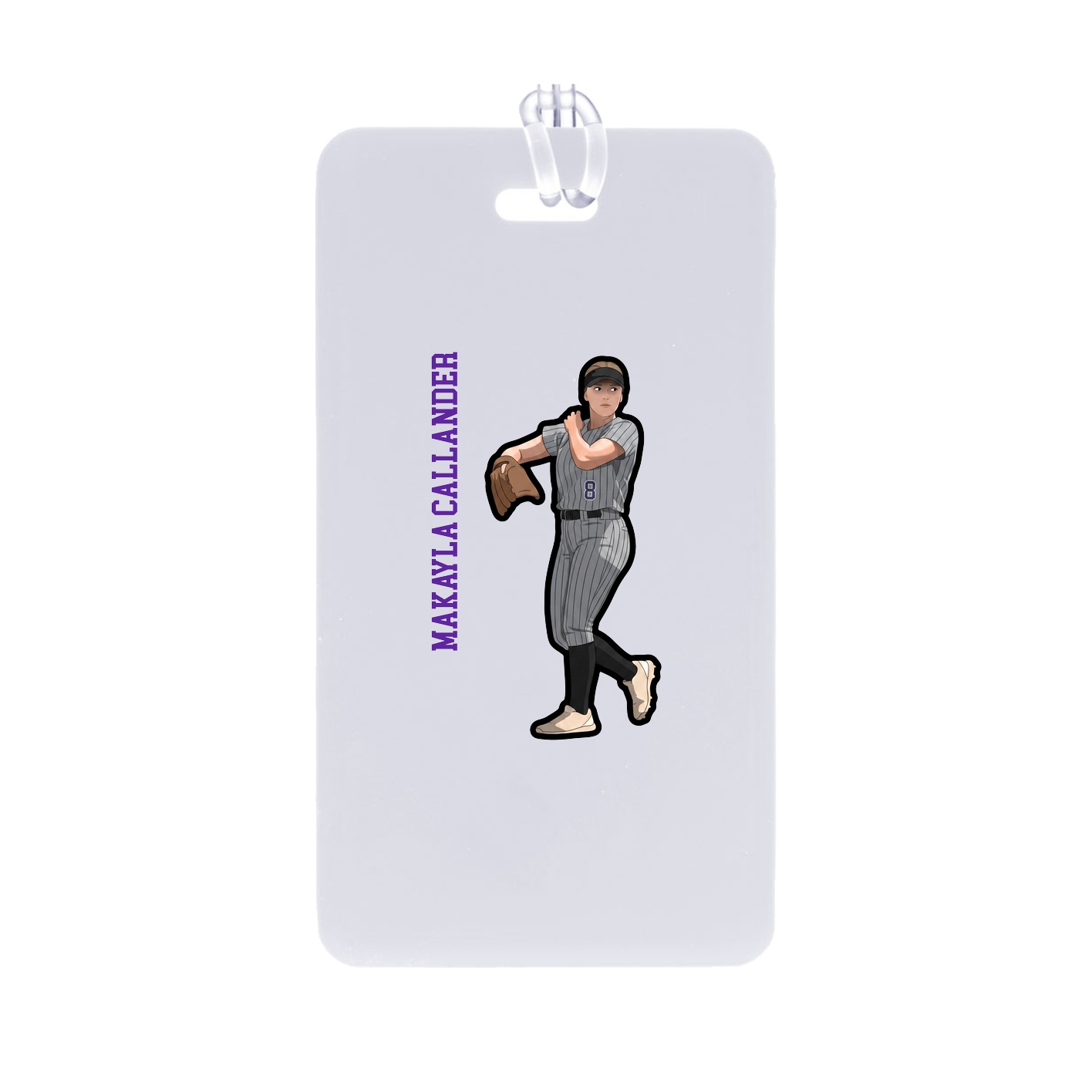Bag Tag — Name Vertical in Classic