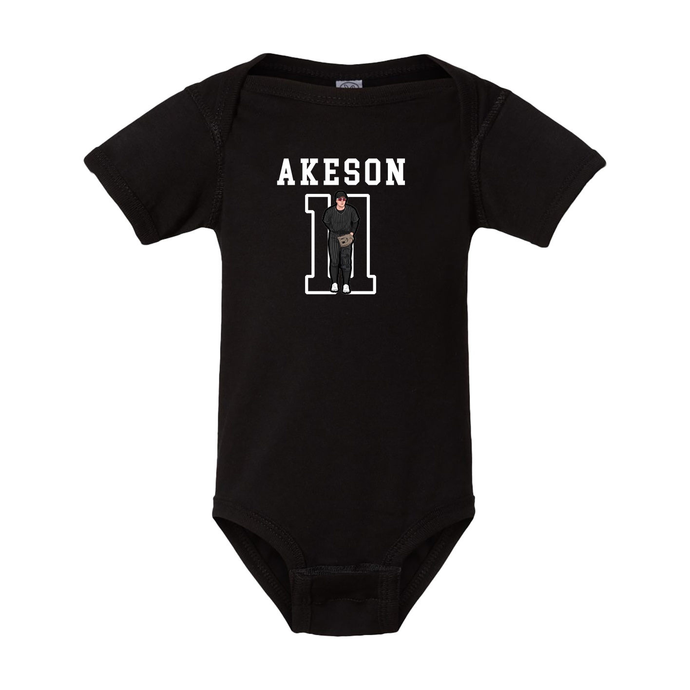 Baby Onesie — Shirsey in Black