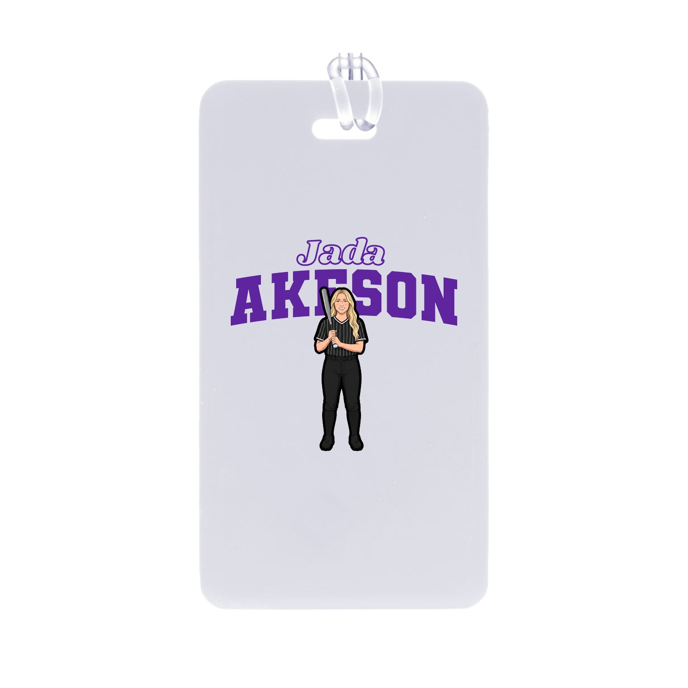 Bag Tag — Name Arch in Classic
