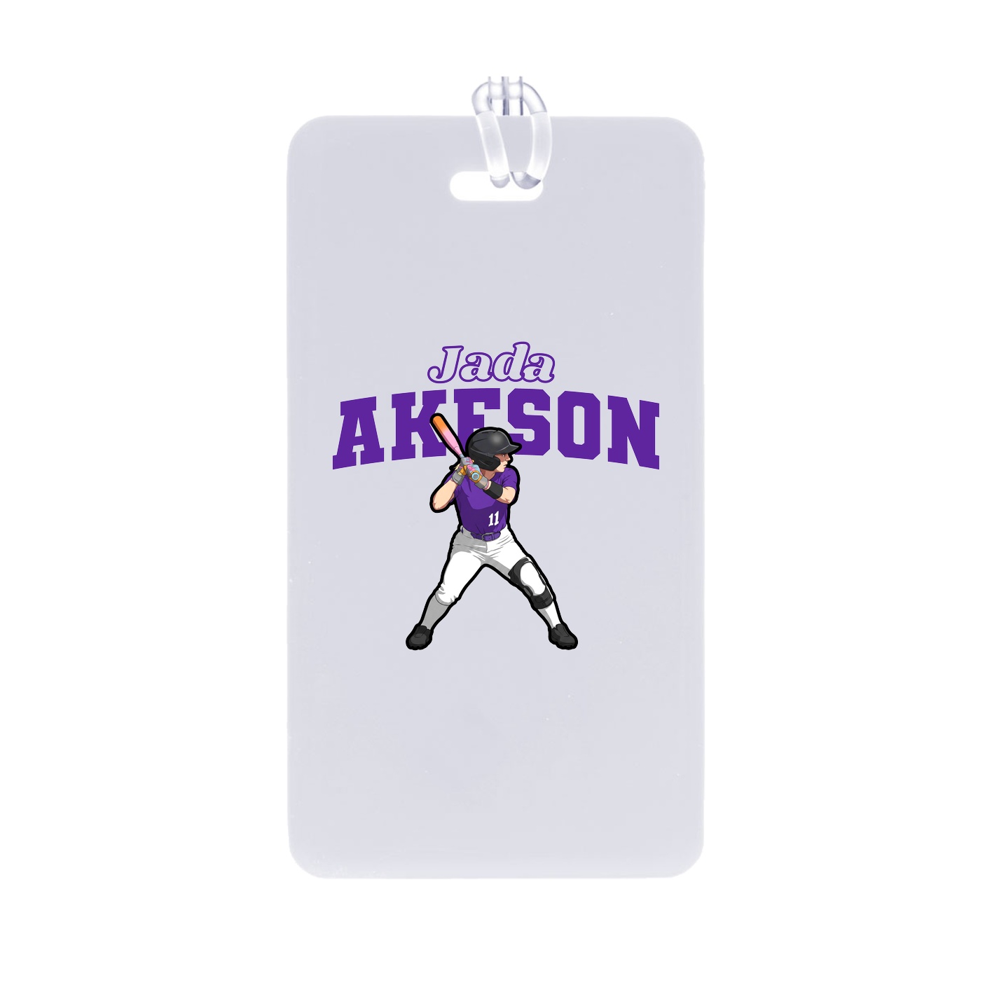 Bag Tag — Name Arch in Classic