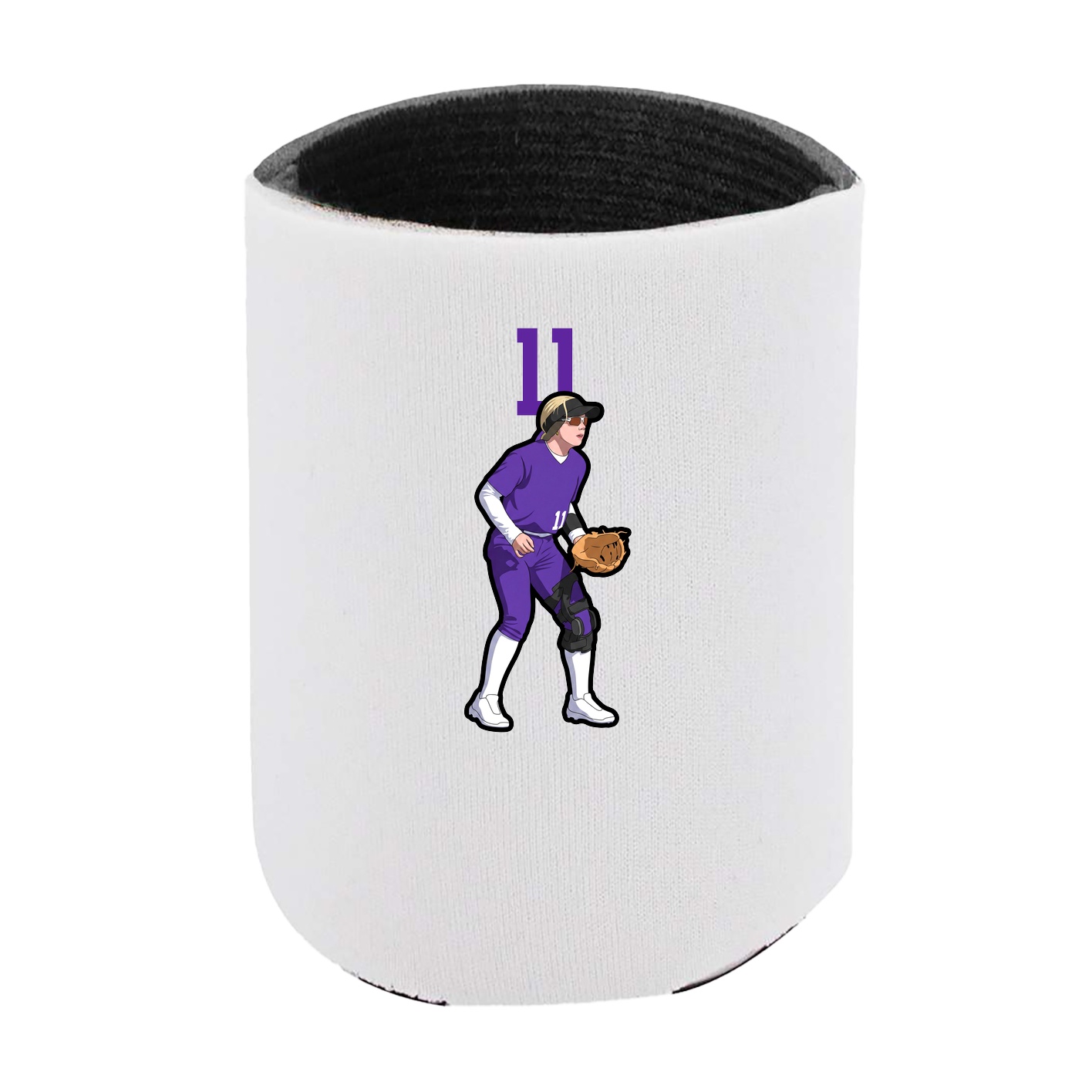 Can Holder — Number Top in White