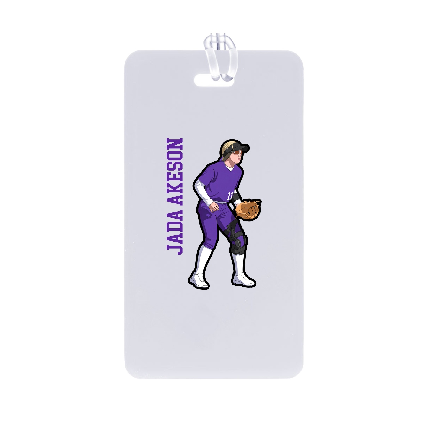 Bag Tag — Name Vertical in Classic