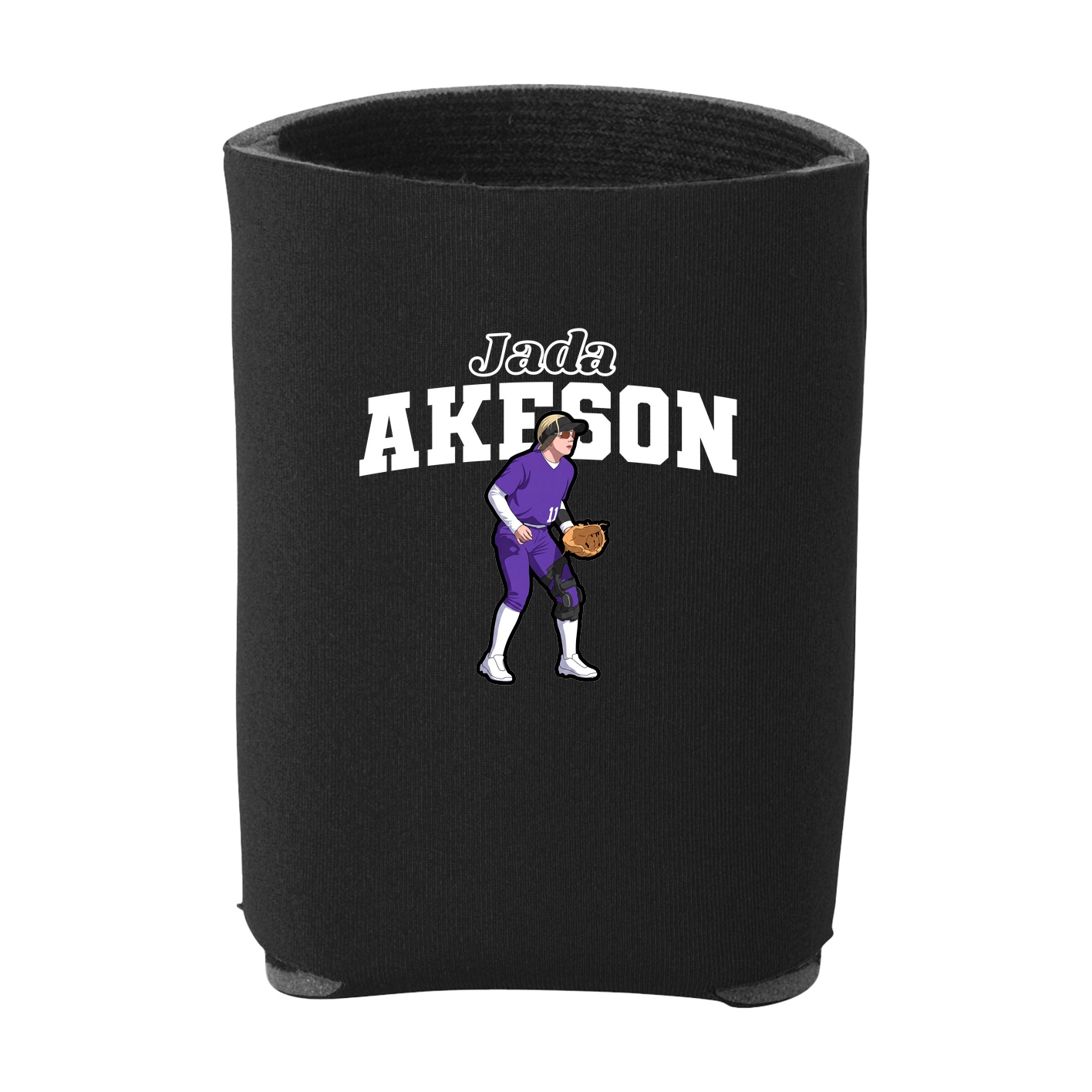 Can Holder — Name Arch in Black