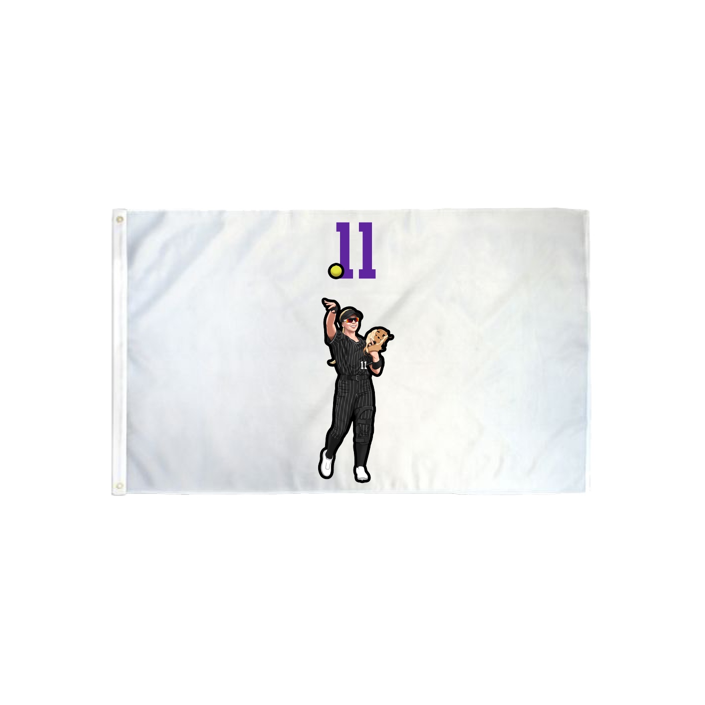 3x5 Flag — Number Top in Classic