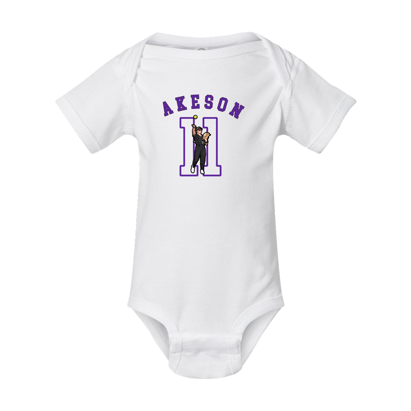 Baby Onesie — Shirsey Arch in White