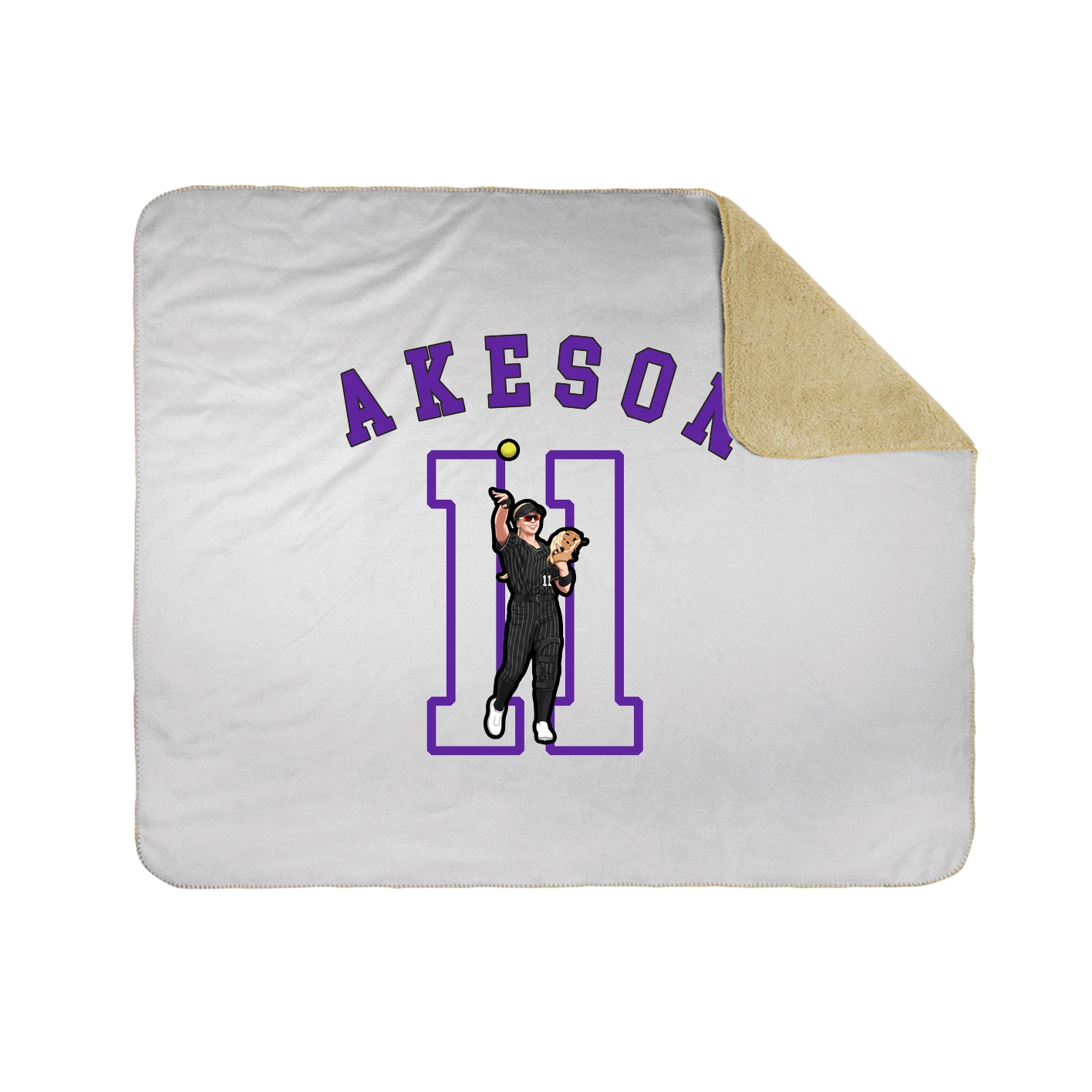 Throw Blanket — Shirsey Arch in White