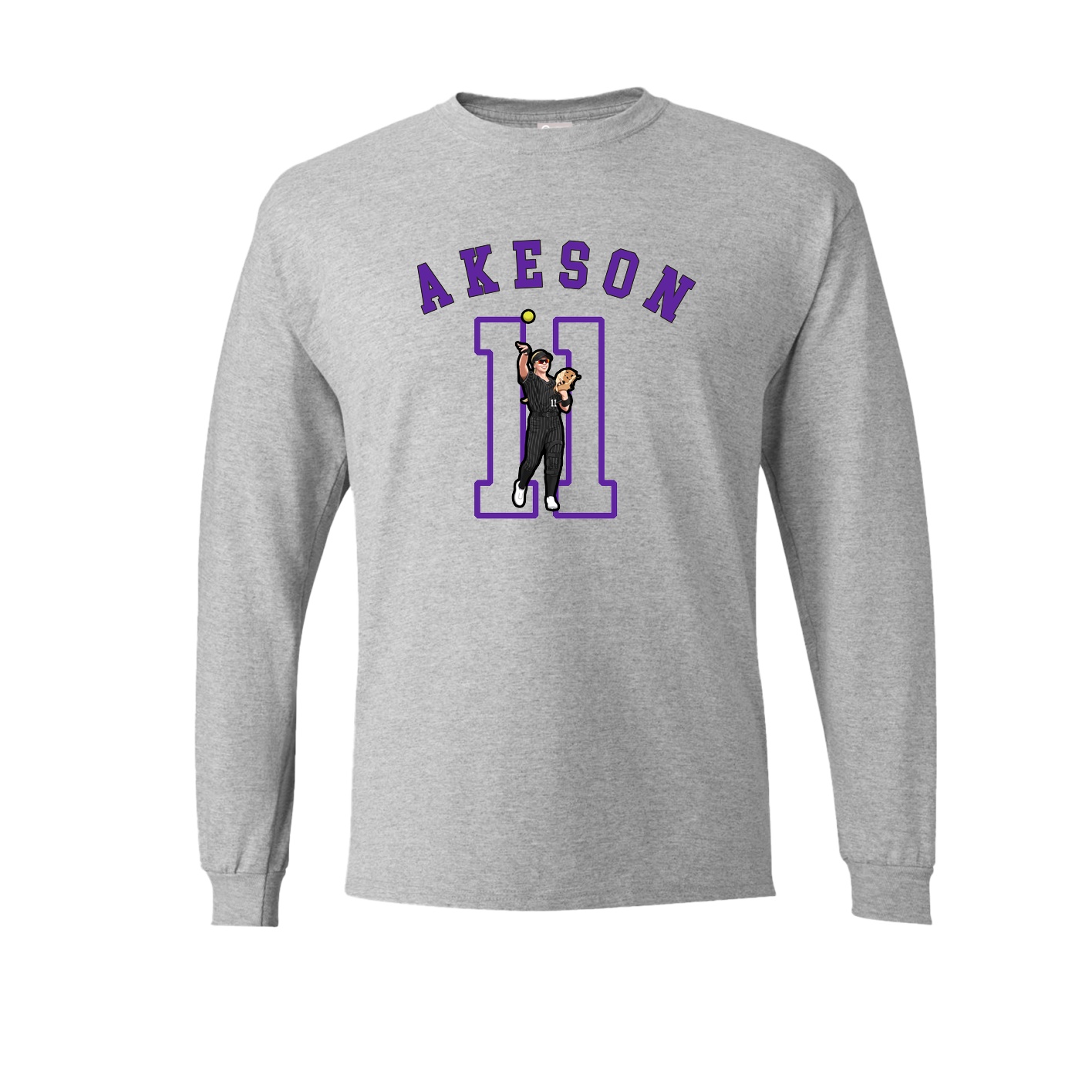 Long Sleeve Tee — Shirsey Arch in Grey