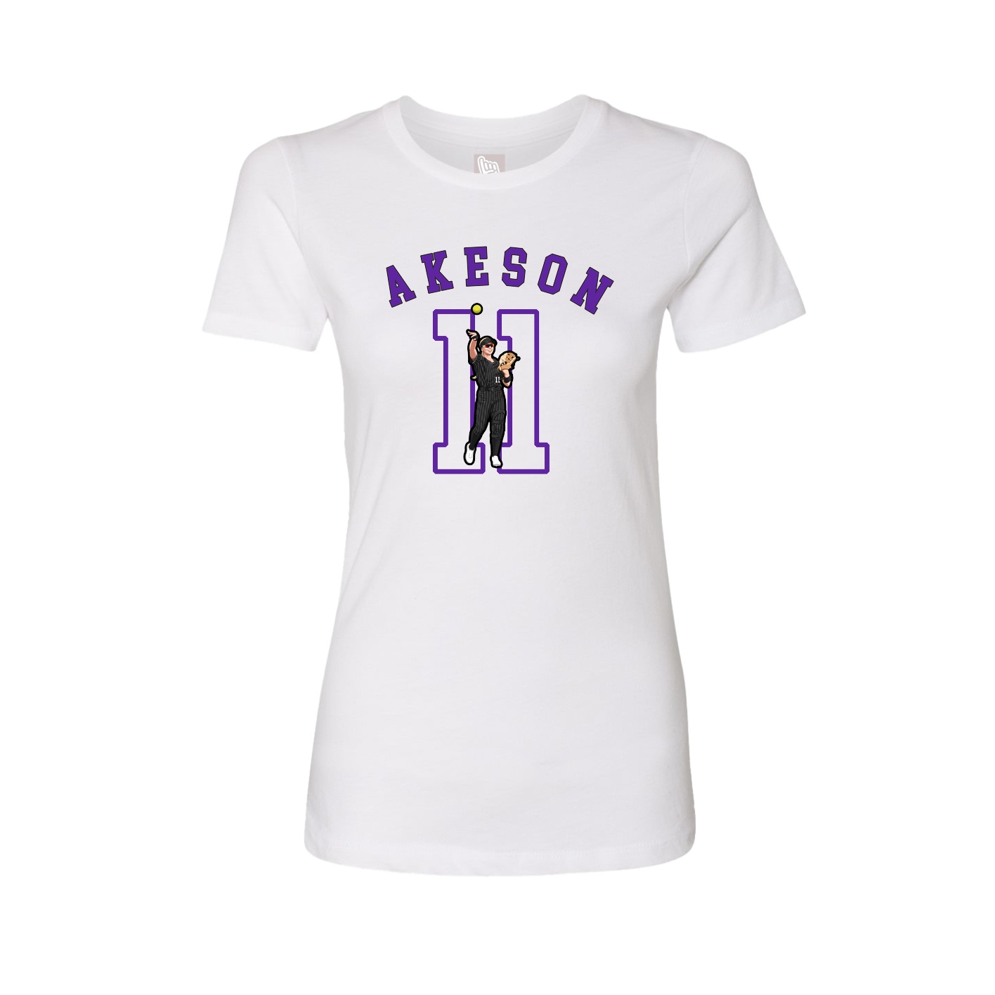 Womens Tee — Shirsey Arch in White