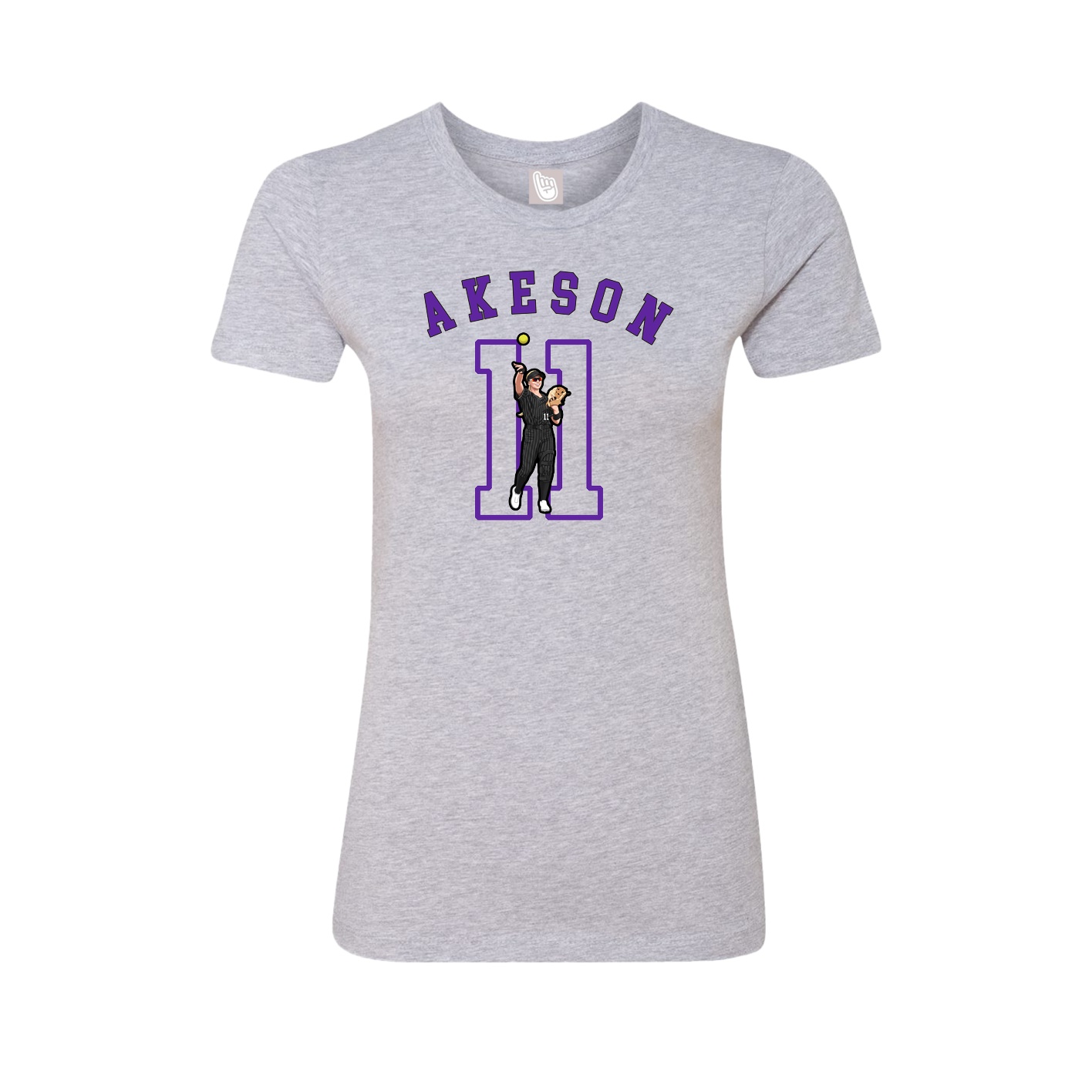 Womens Tee — Shirsey Arch in Grey