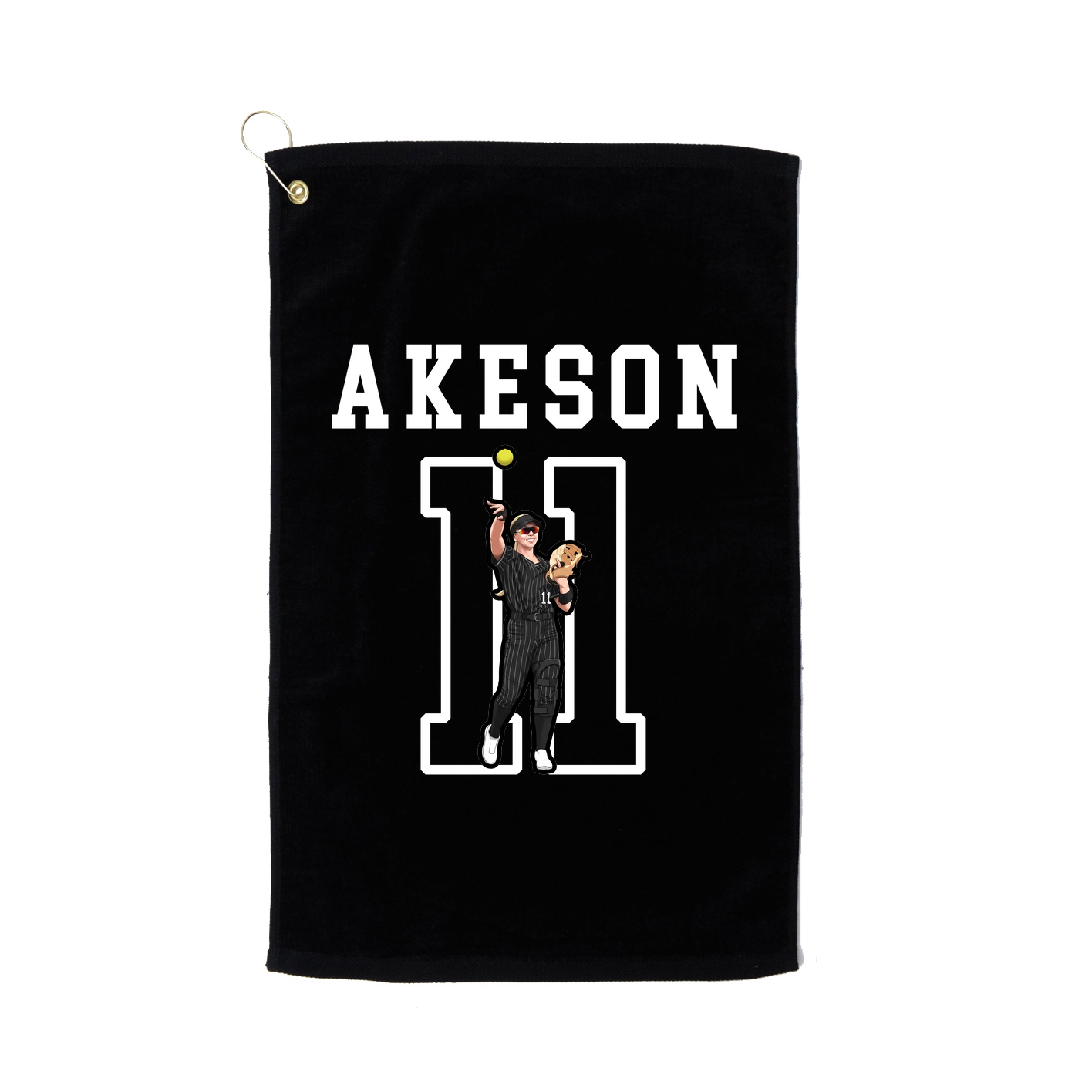 Golf Towel — Shirsey in Black