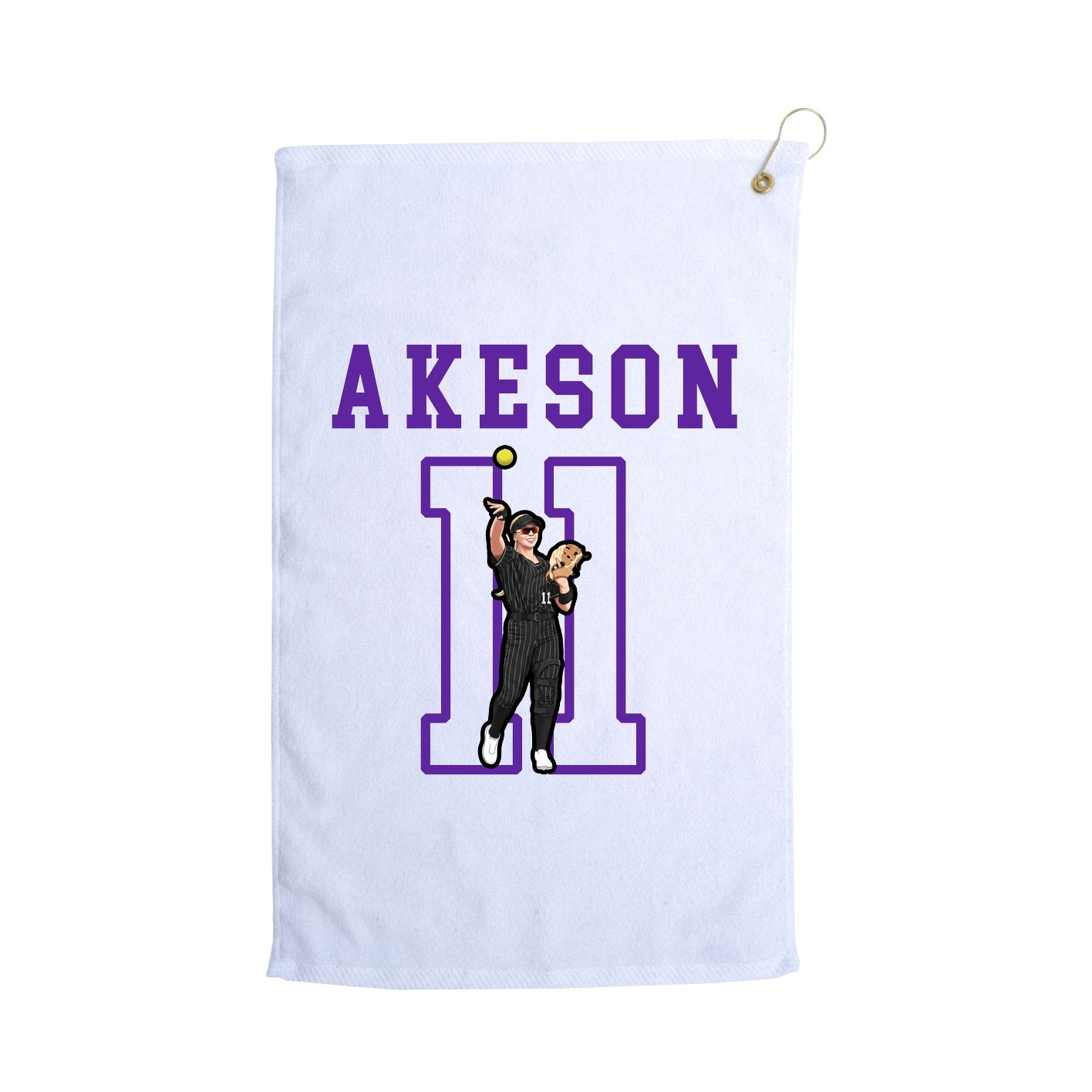 Golf Towel — Shirsey in White