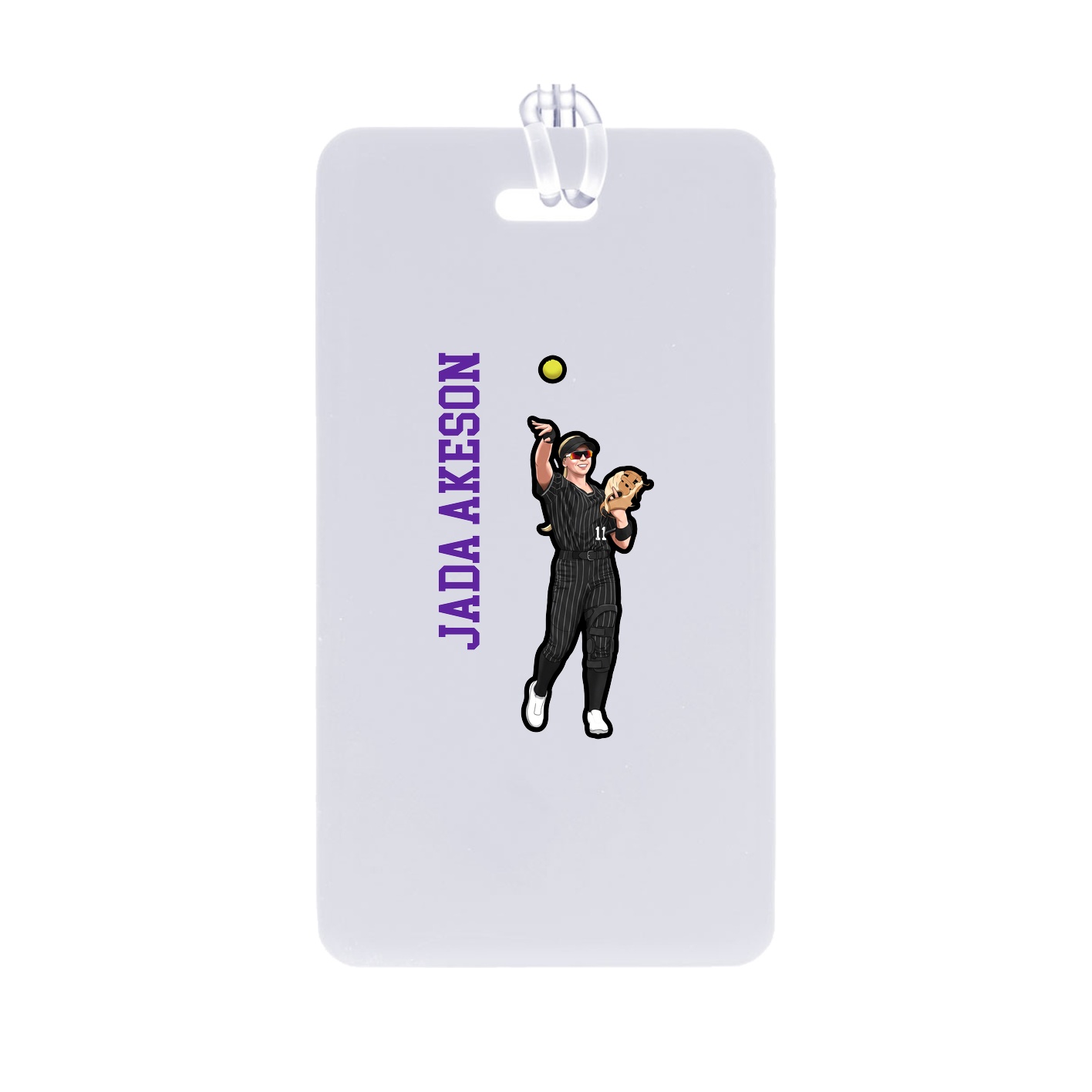 Bag Tag — Name Vertical in Classic