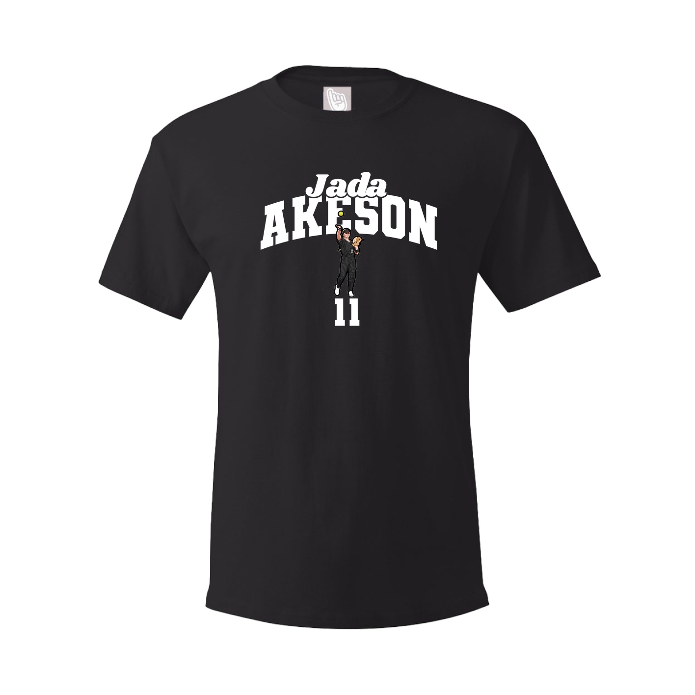 Tee — Signature Arch in Black