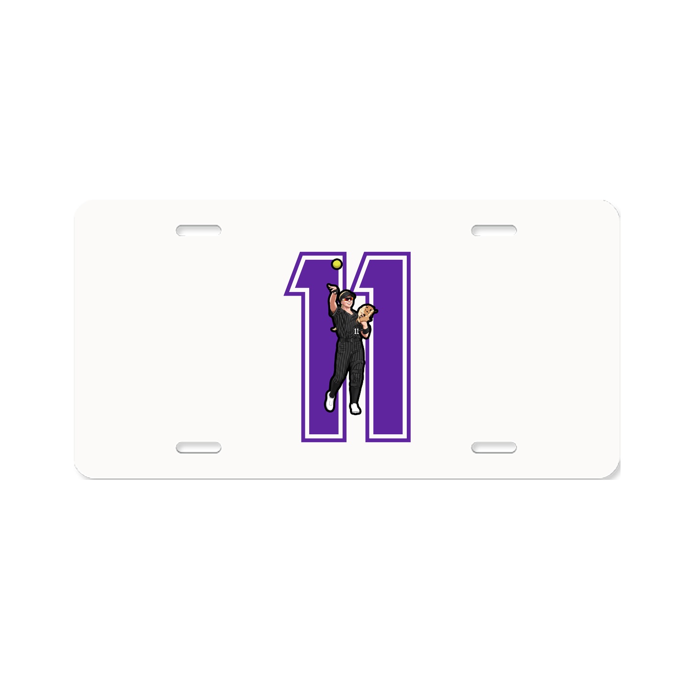 License Plate — Number in Classic