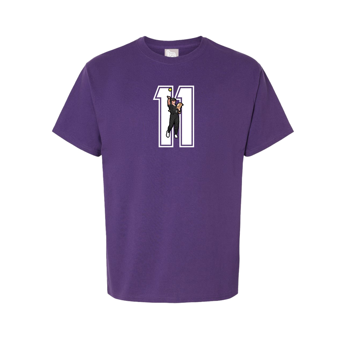 Tee — Number in Purple