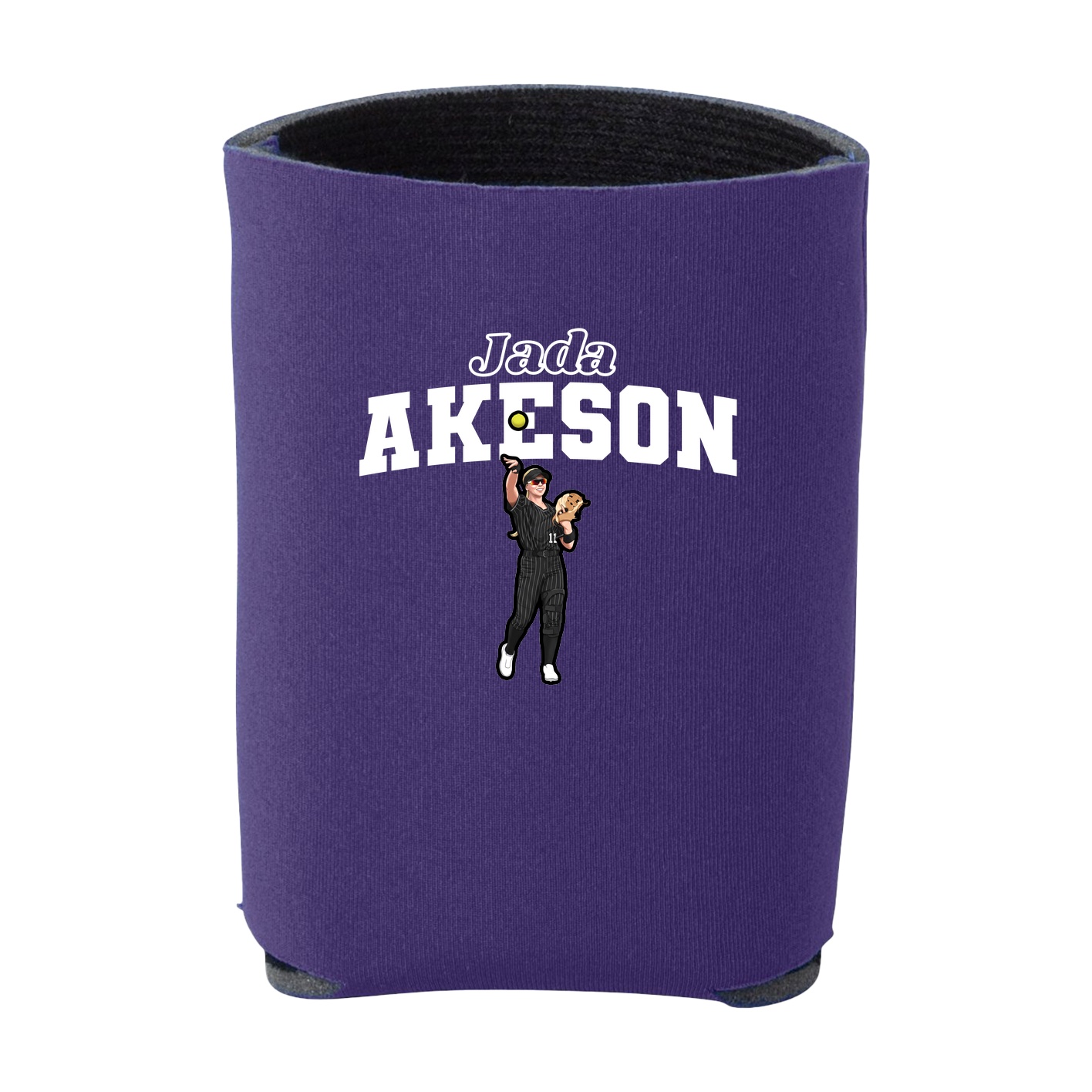 Can Holder — Name Arch in Purple
