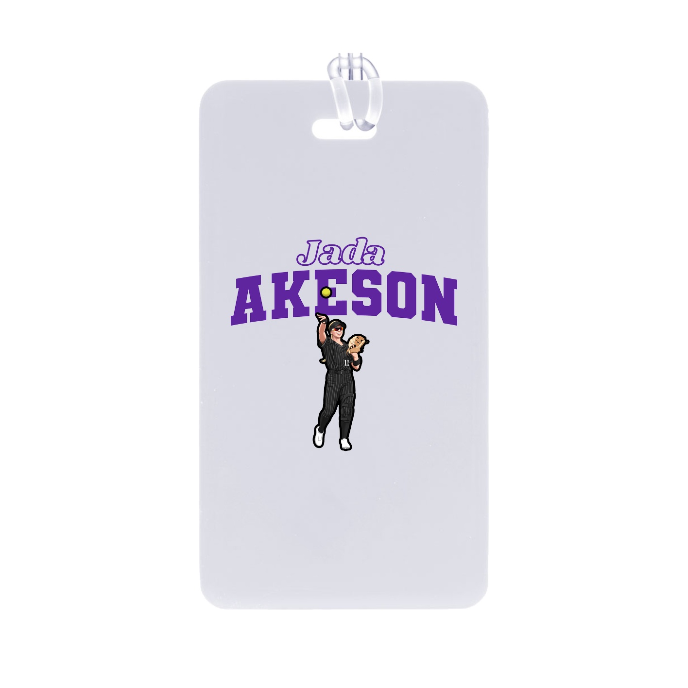 Bag Tag — Name Arch in Classic