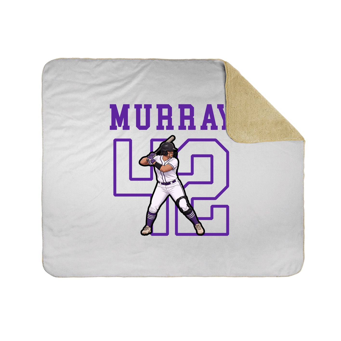 Throw Blanket — Shirsey in White
