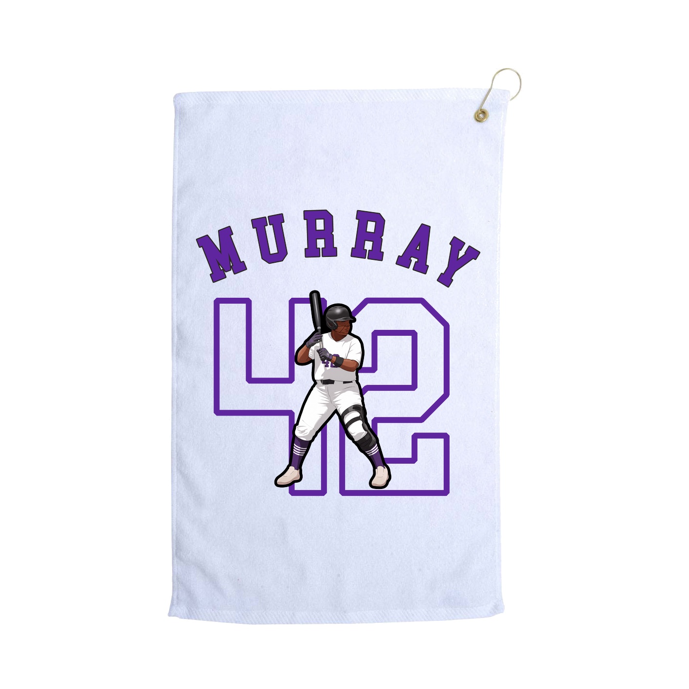 Golf Towel — Shirsey Arch in White