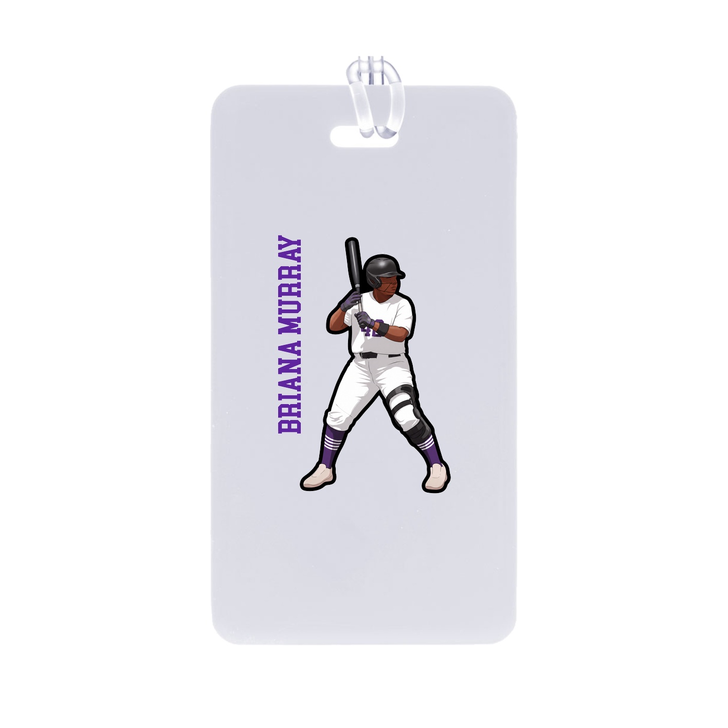 Bag Tag — Name Vertical in Classic