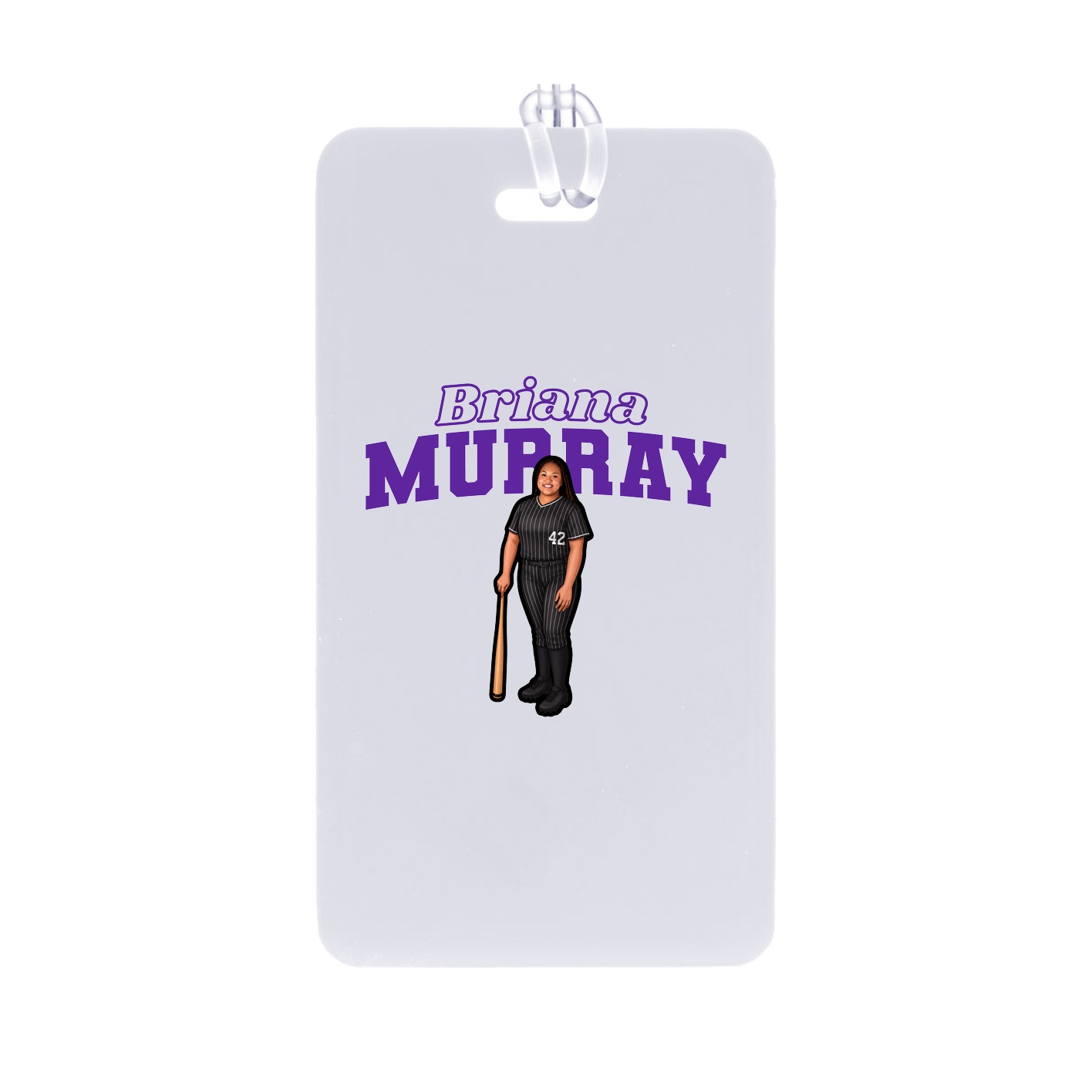 Bag Tag — Name Arch in Classic