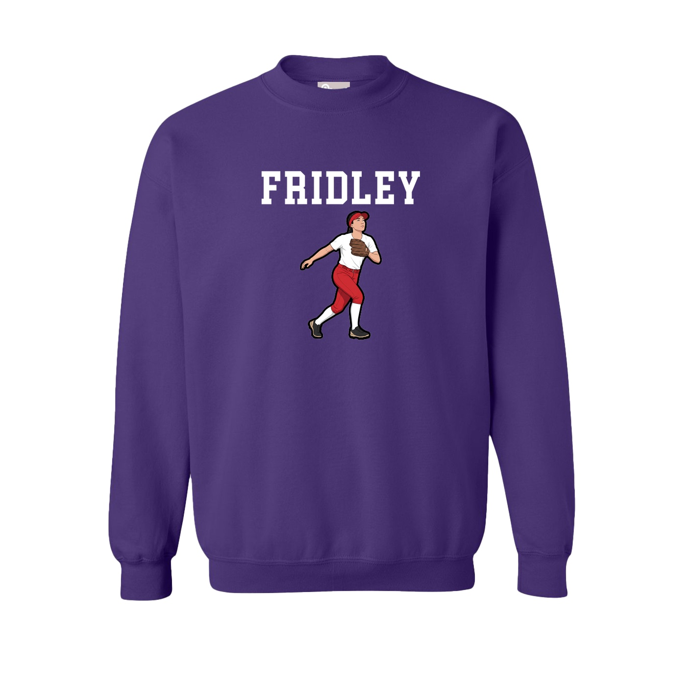 Fleece Crew — Shirsey in Purple
