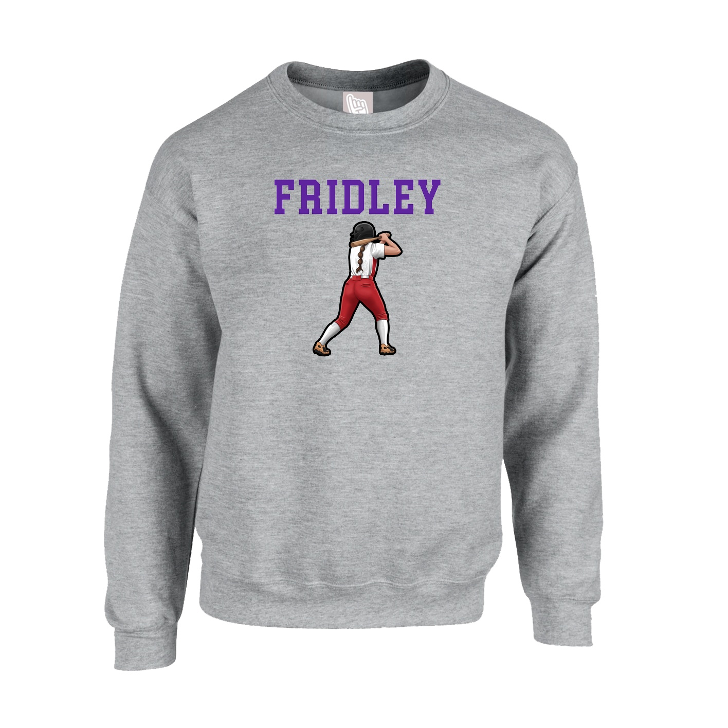 Fleece Crew — Shirsey in Grey