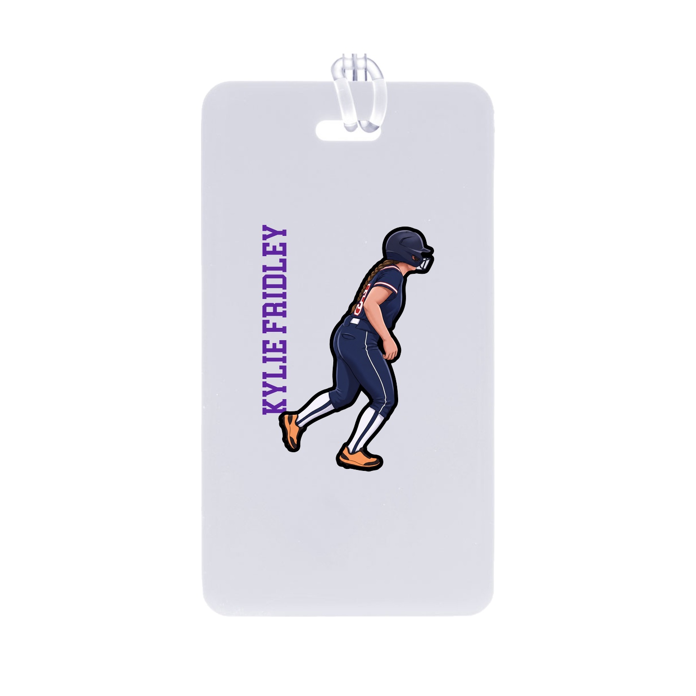 Bag Tag — Name Vertical in Classic