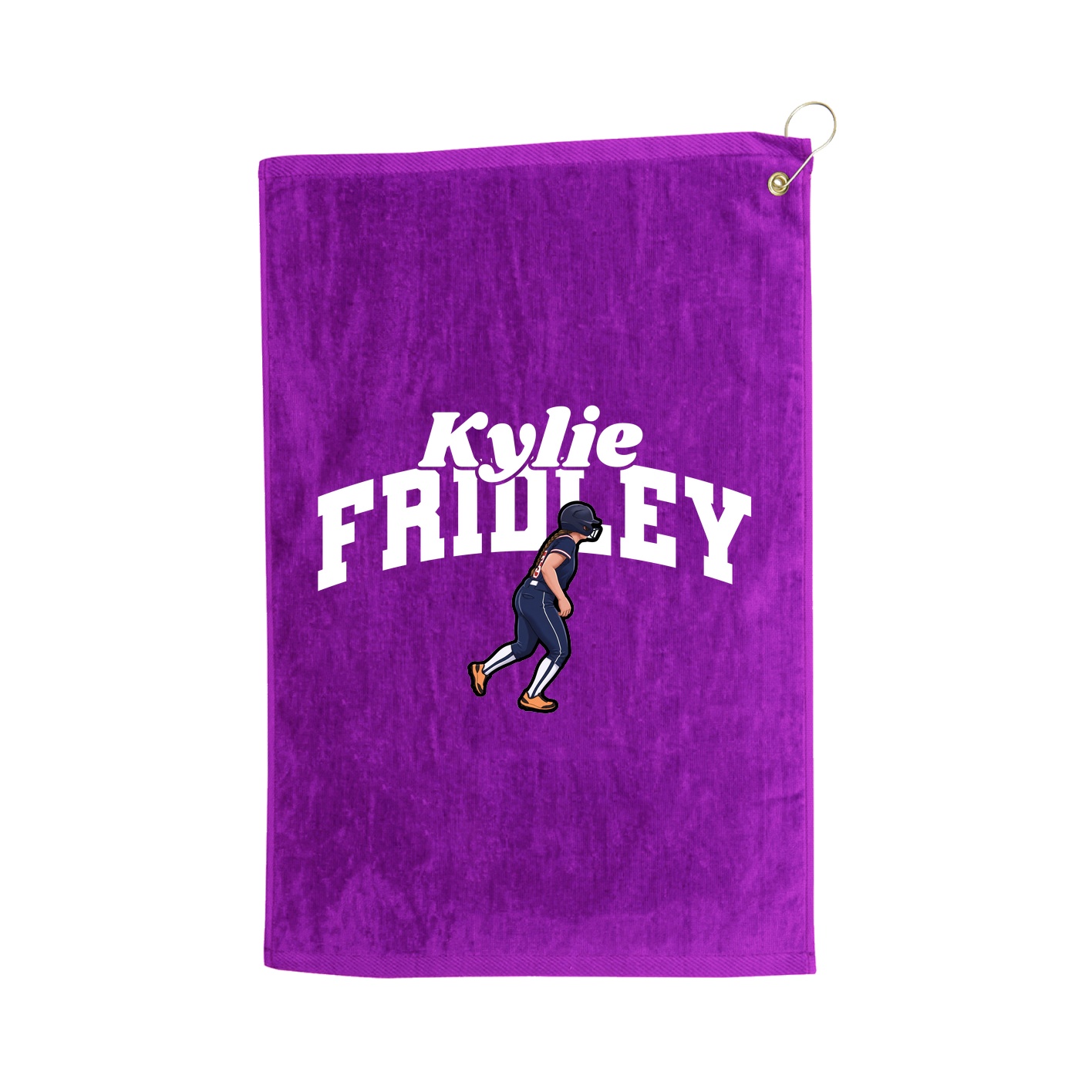 Golf Towel — Signature Arch in Purple