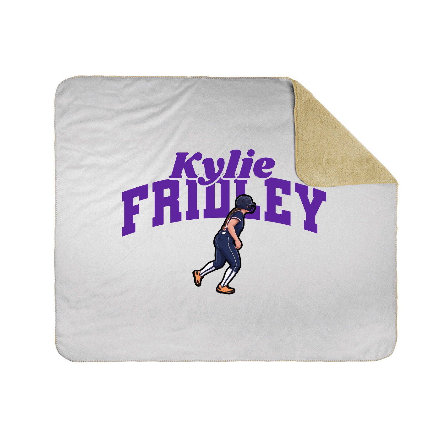 Throw Blanket — Signature Arch in White
