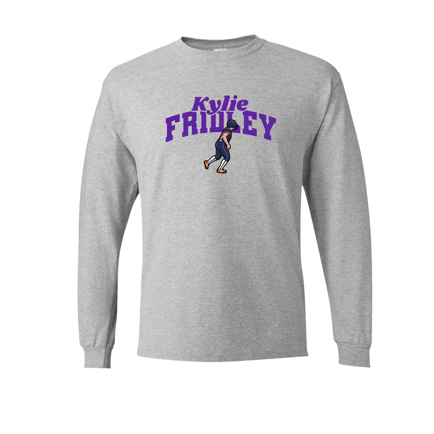 Long Sleeve Tee — Signature Arch in Grey
