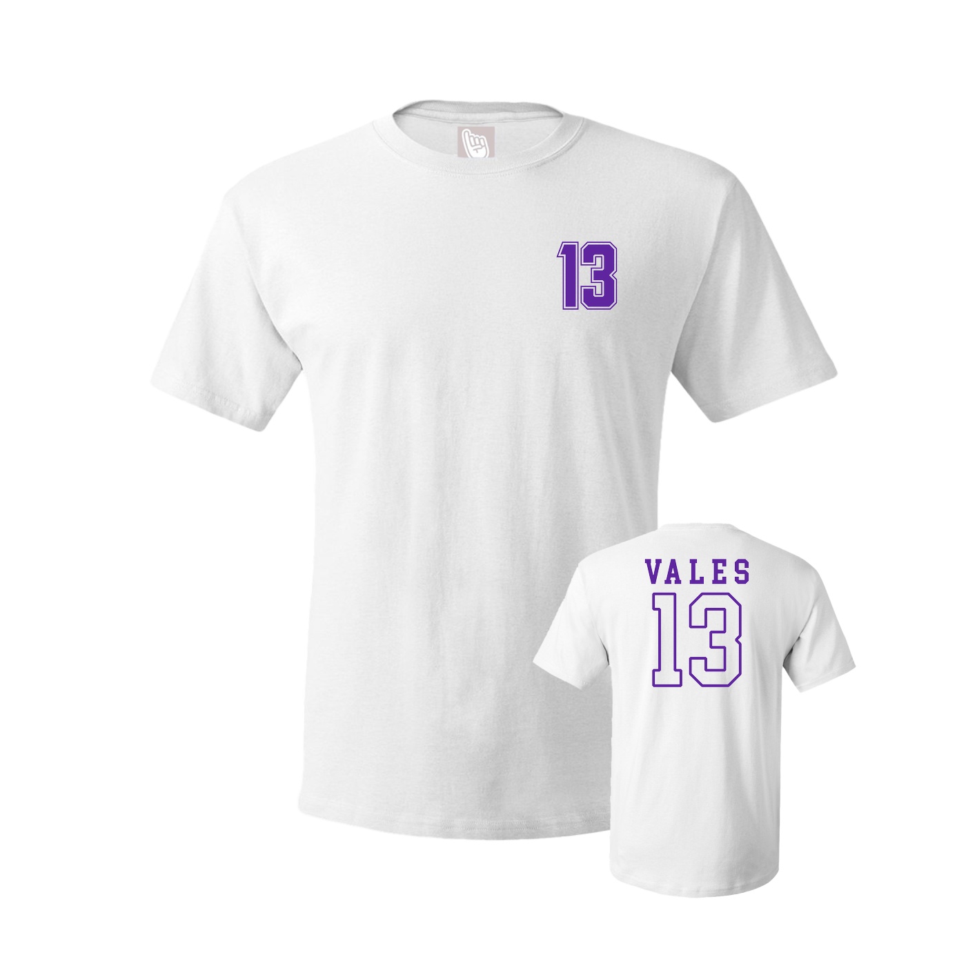 Youth Tee — Chest Back in White